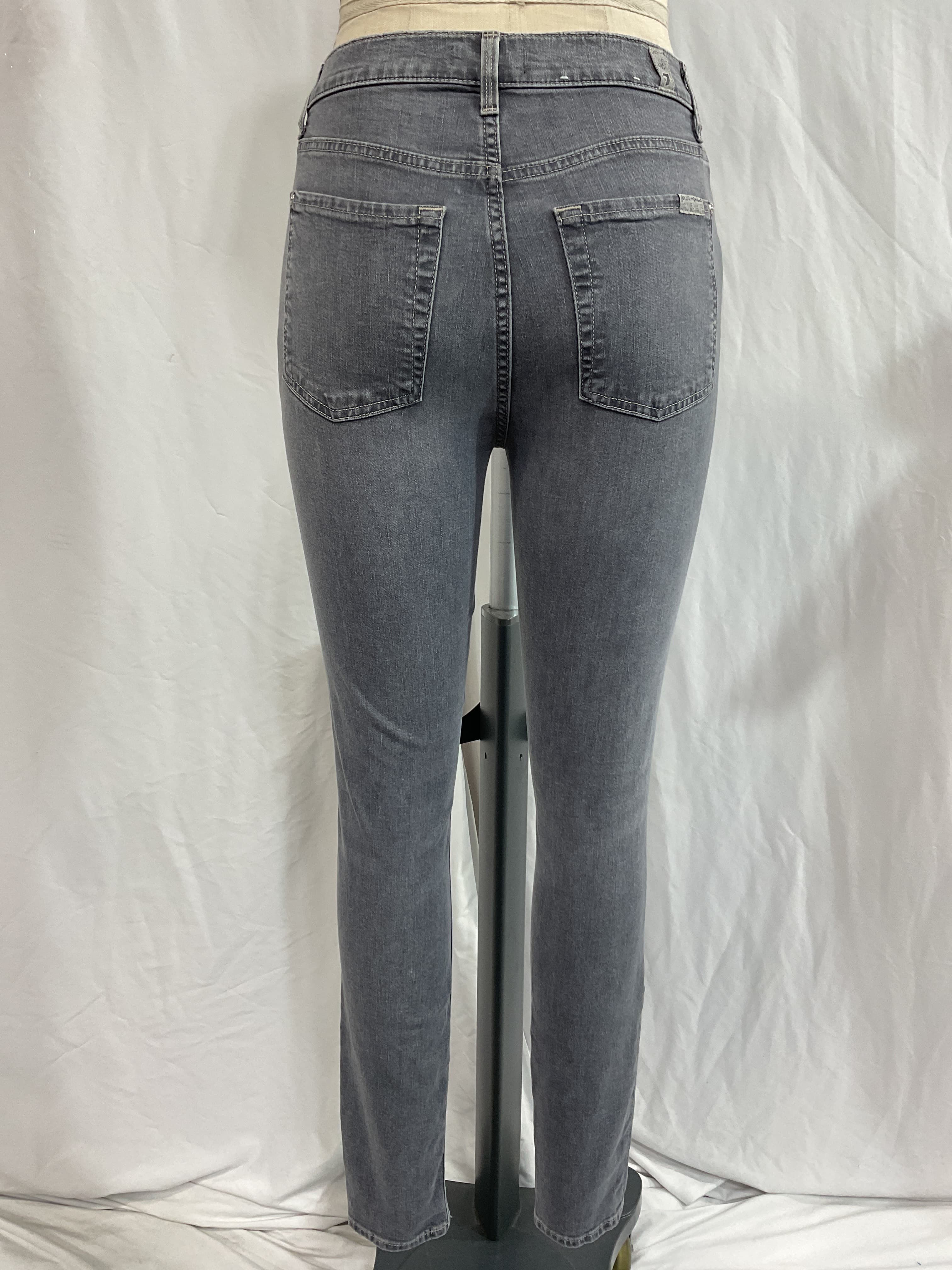 7 For All Mankind High Waisted Skinny Jeans In Walker - Image 2