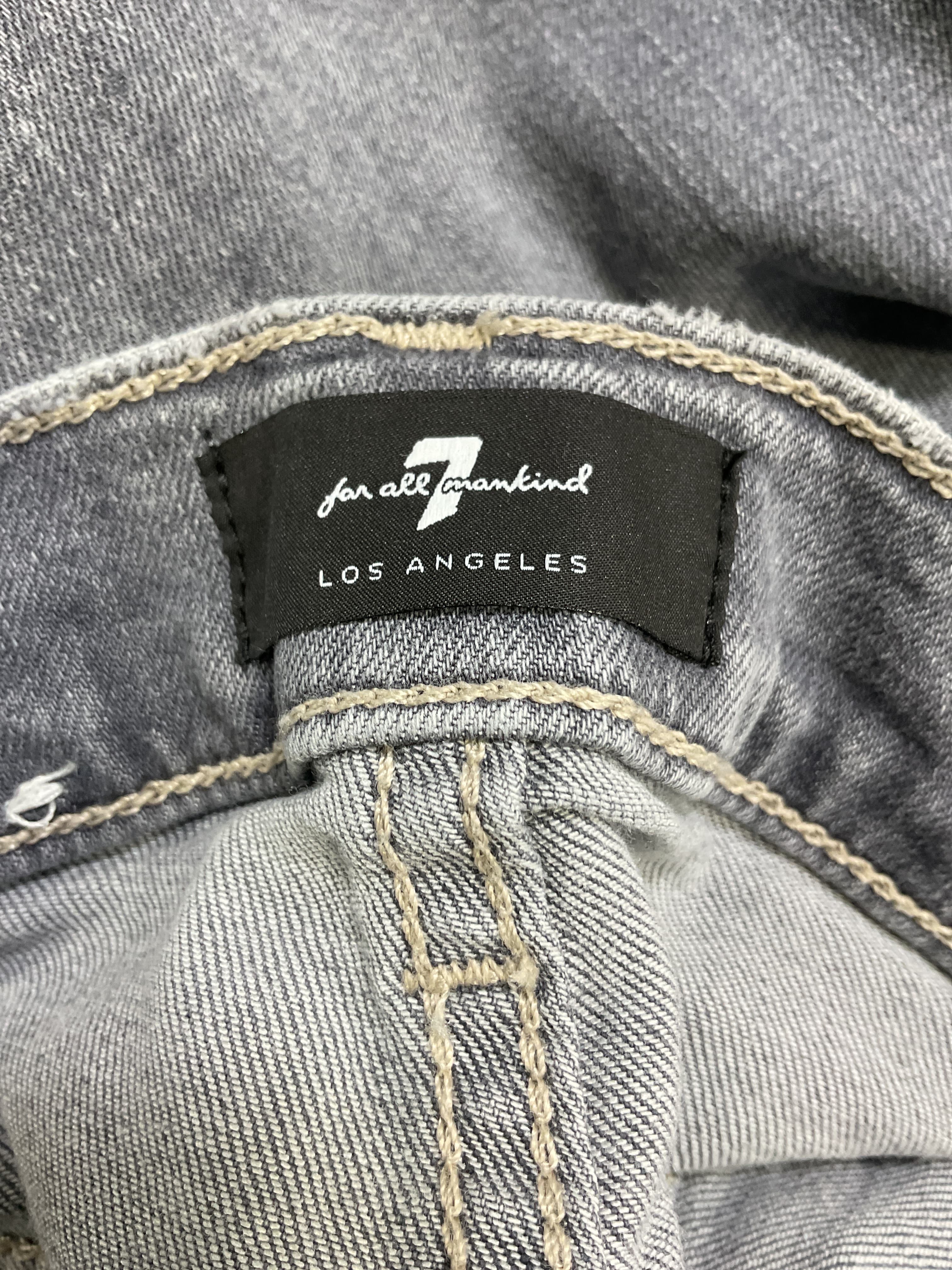 7 For All Mankind High Waisted Skinny Jeans In Walker - Image 4