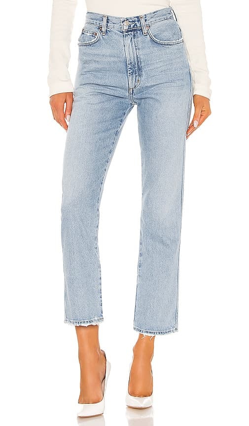 Pinch Waist High Rise Kick In Riptide - Image 1