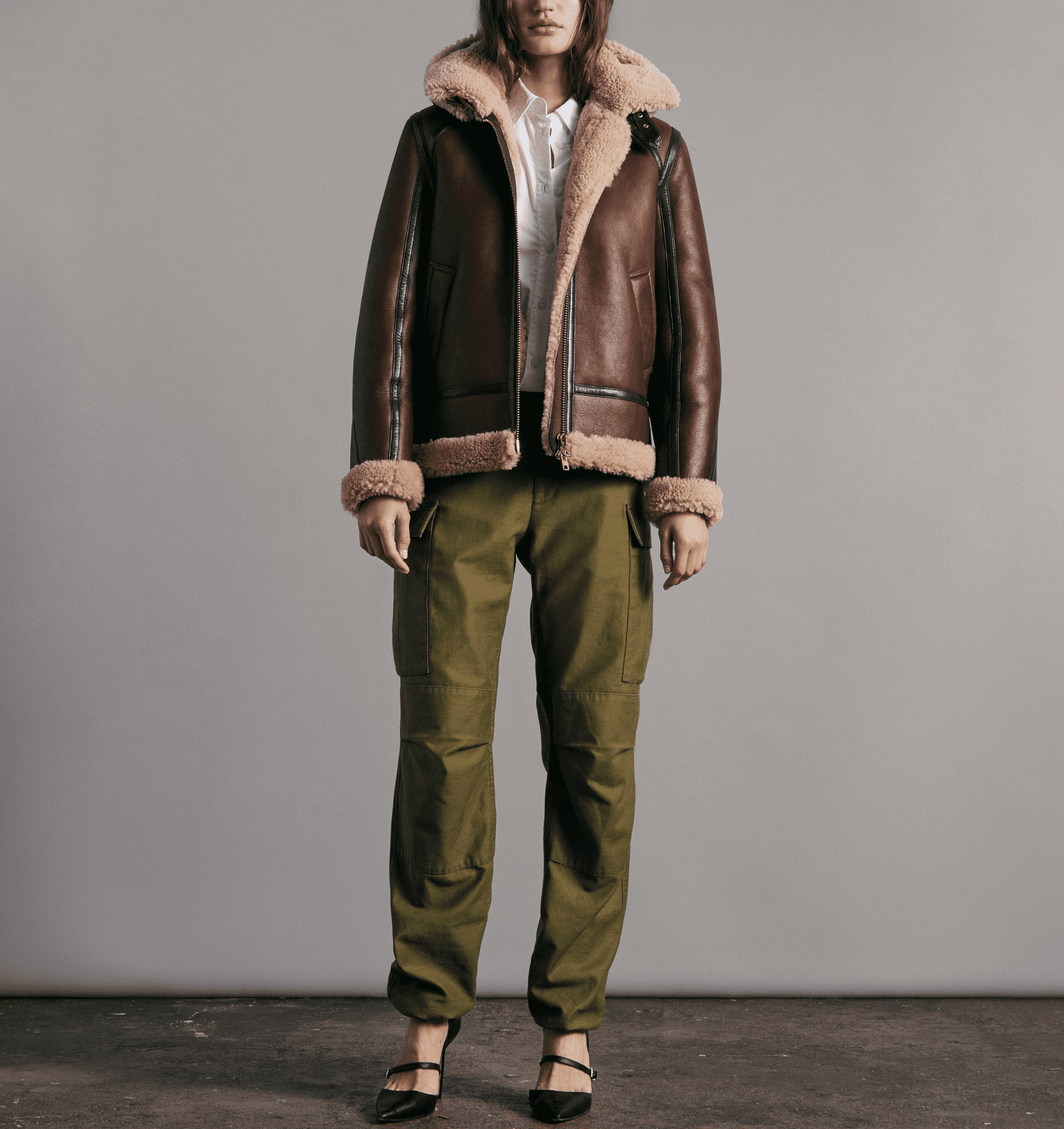 Stella Shearling Jacket - Image 1