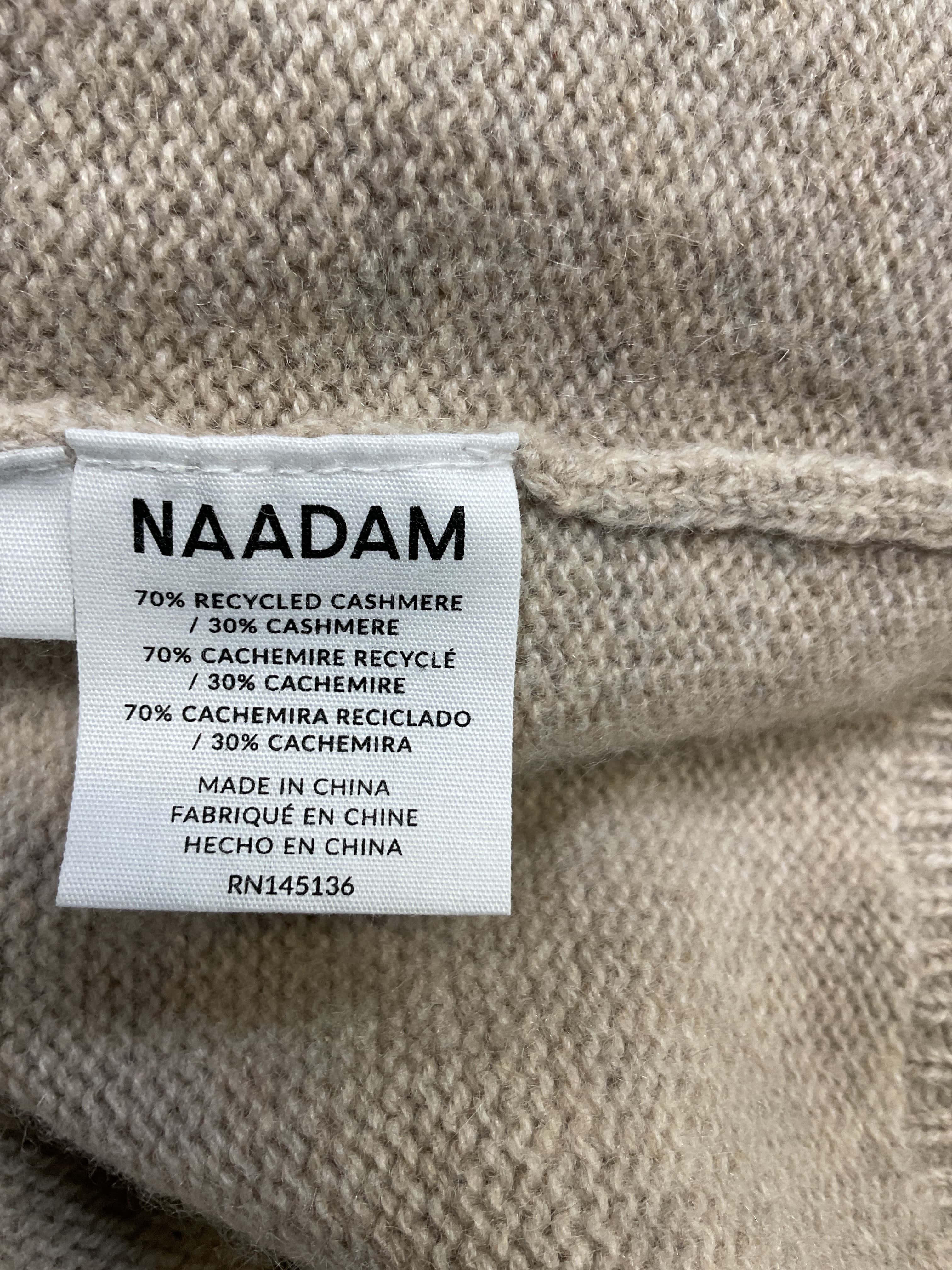 Recycled Cashmere Open Neck Polo - Image 2