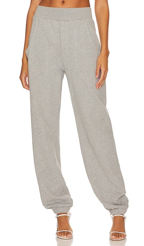 The Curve Sweatpant In Heather Grey - Image 1