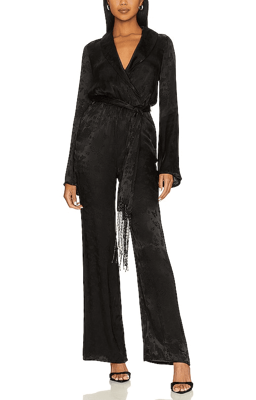 House Of Harlow 1960 X Revolve Rossi Jumpsuit In Black - Image 1