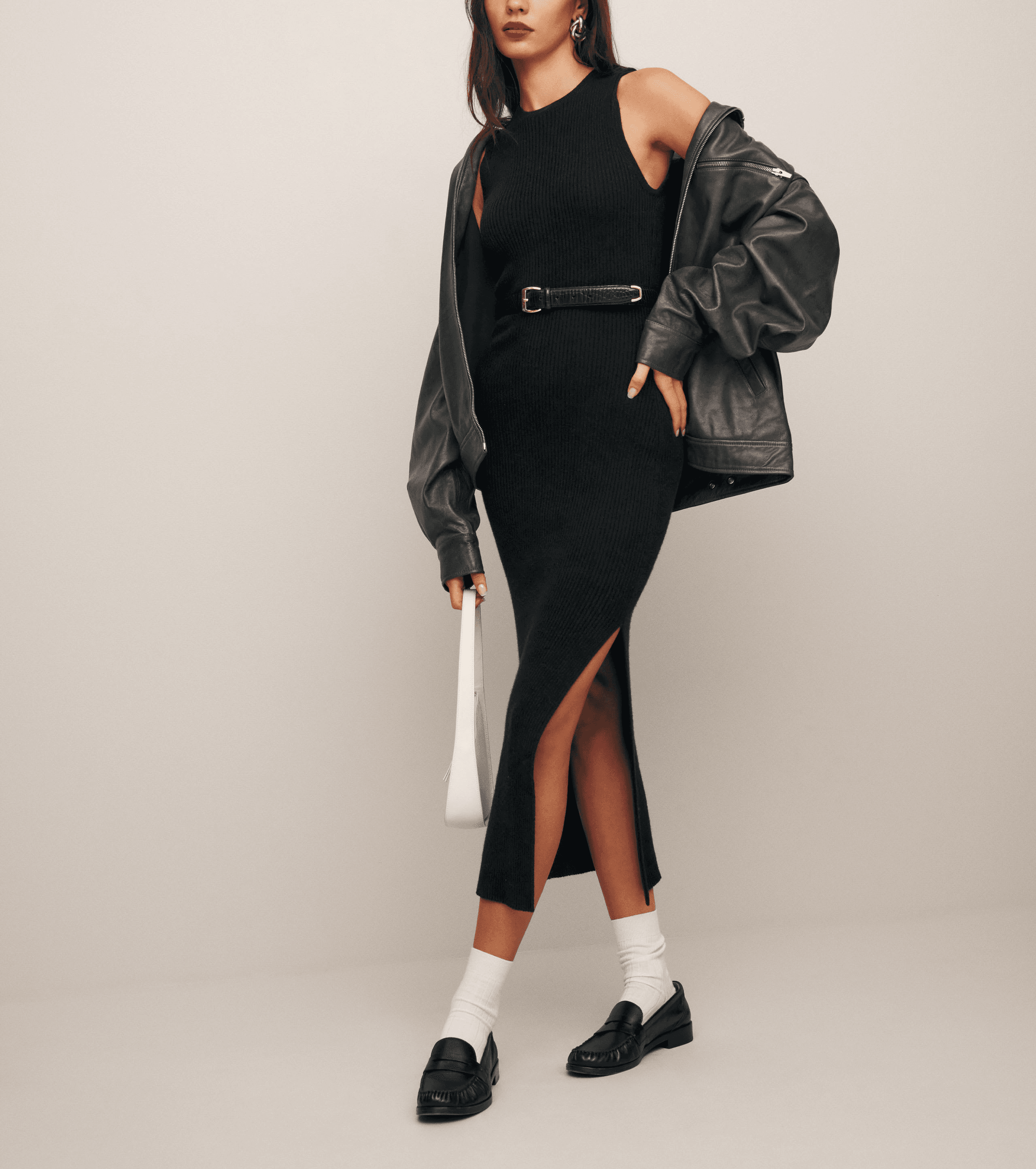 Basil Cashmere Sleeveless Sweater Dress - Image 1