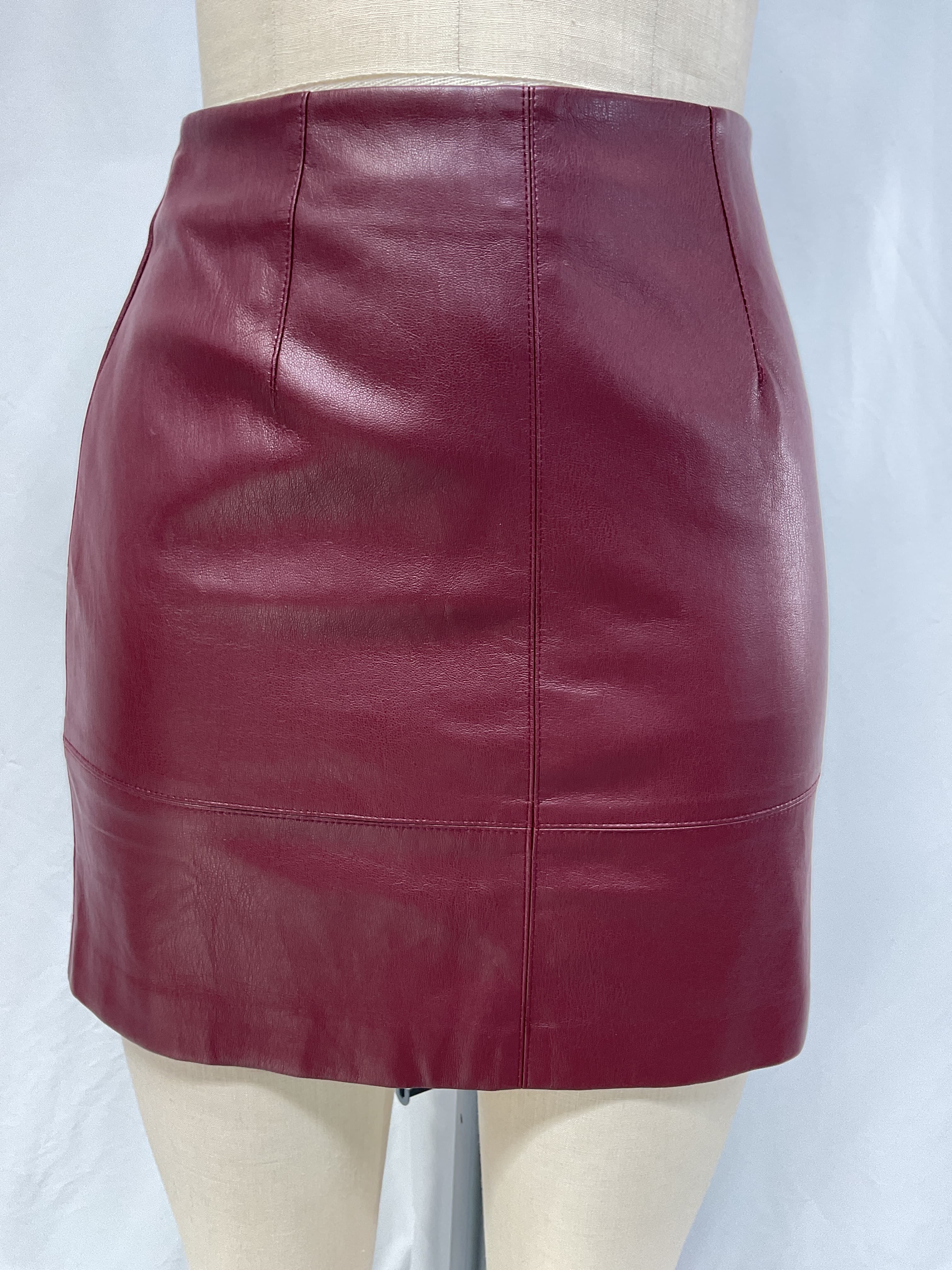 Kiara Faux Leather Mini Skirt - Image 2
