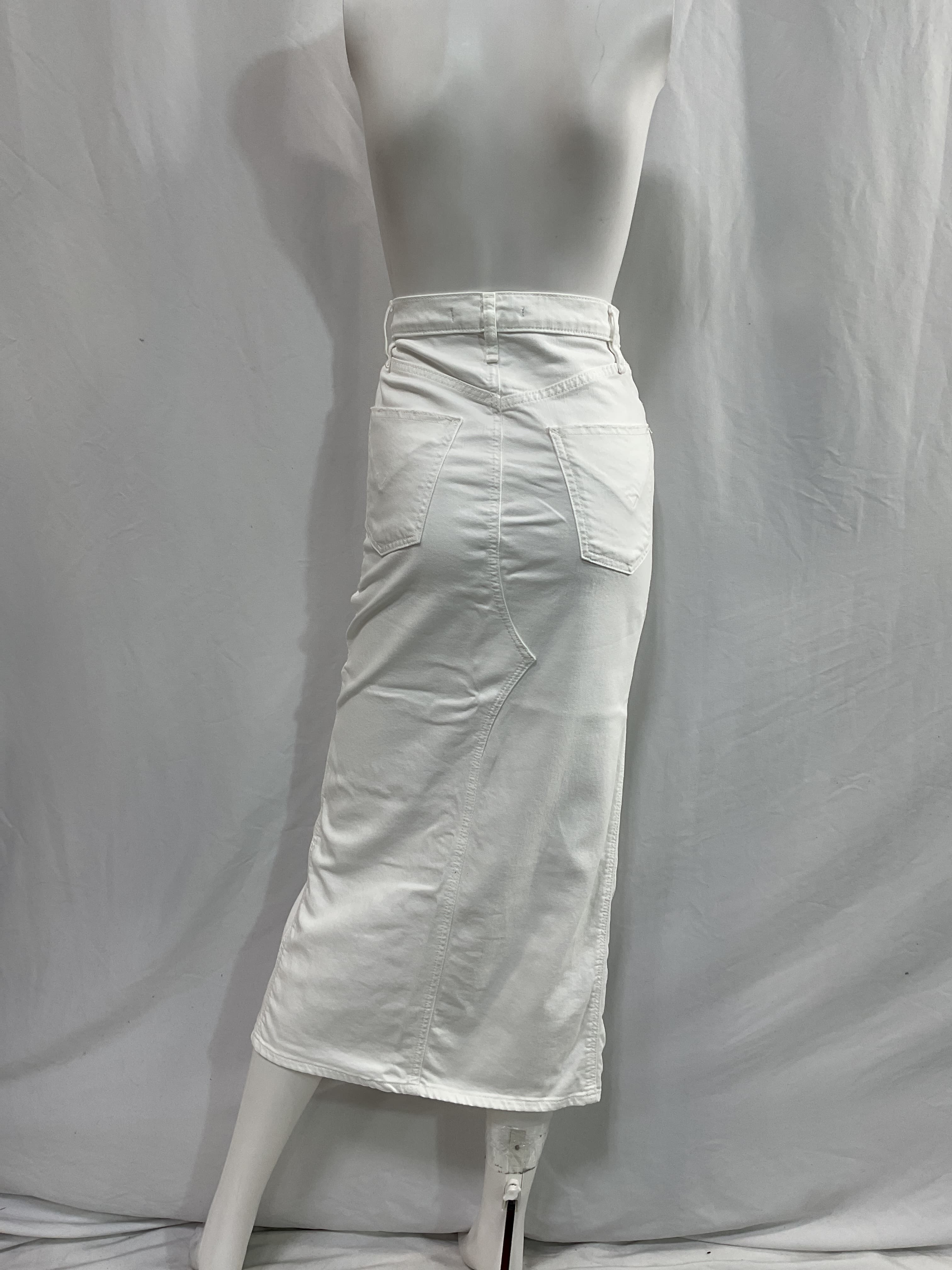 Reconstructed Skirt In White - Image 3