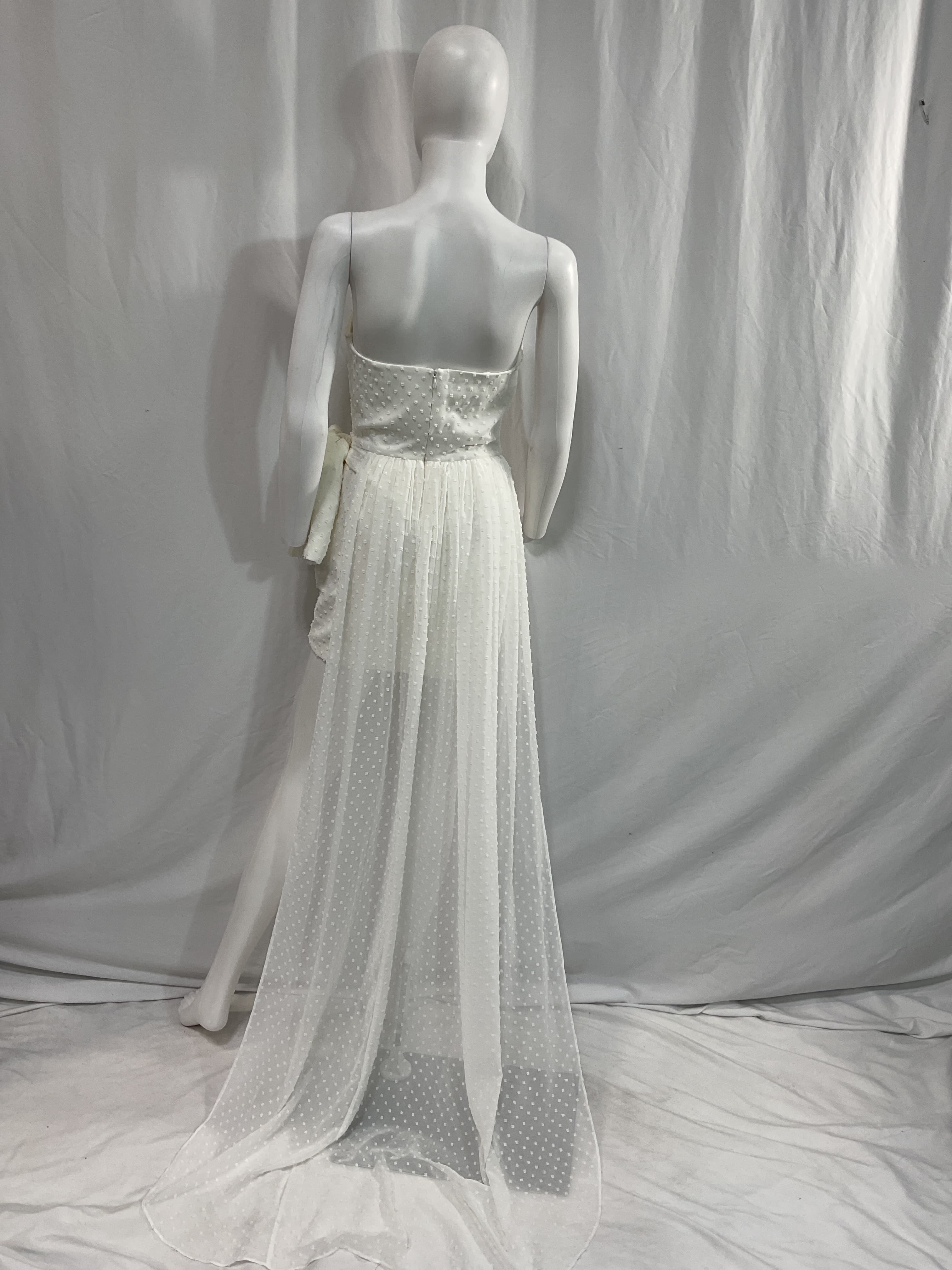 Eden Rock Mini Dress In Ivory - Image 2