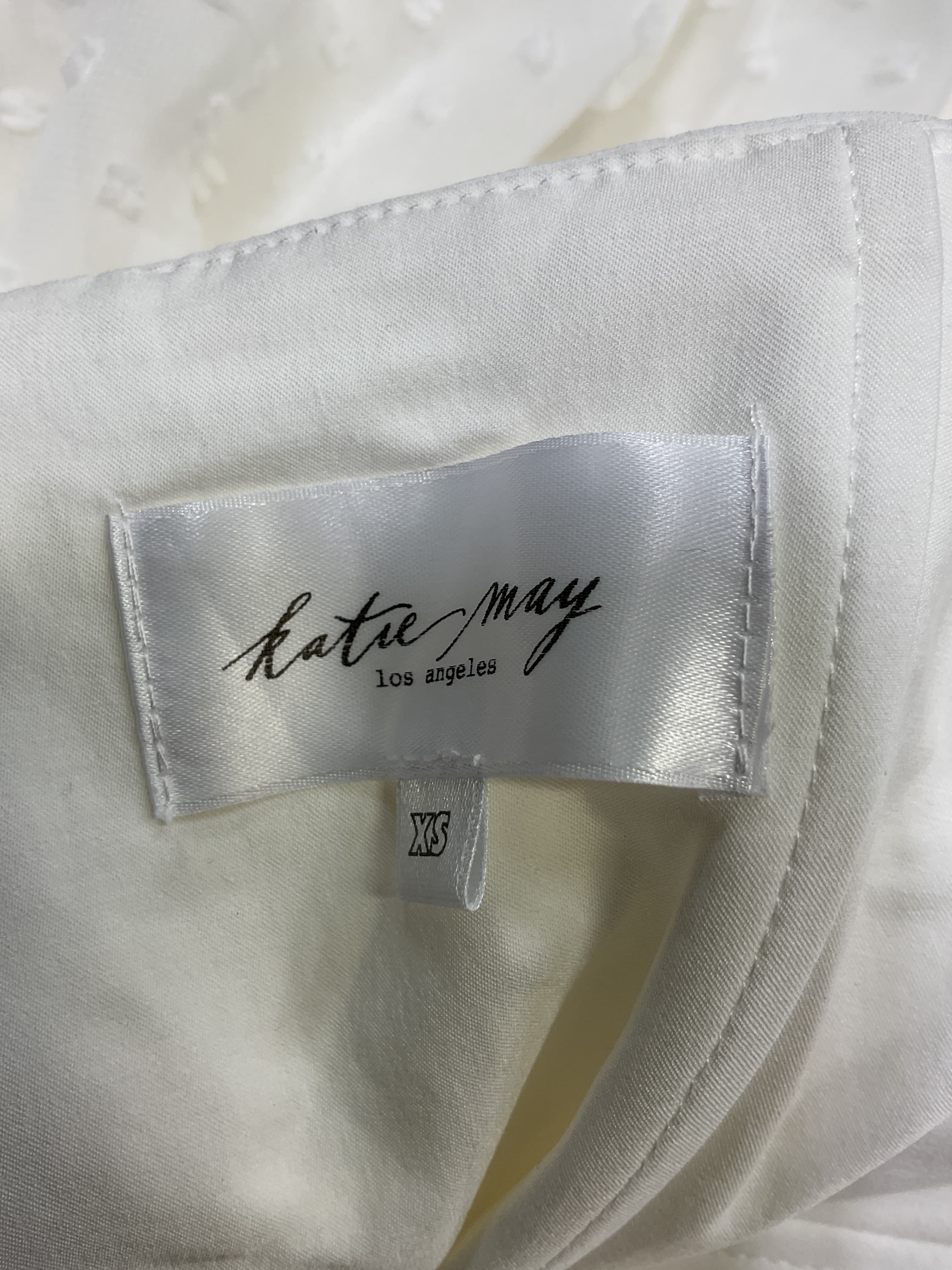 Eden Rock Mini Dress In Ivory - Image 3