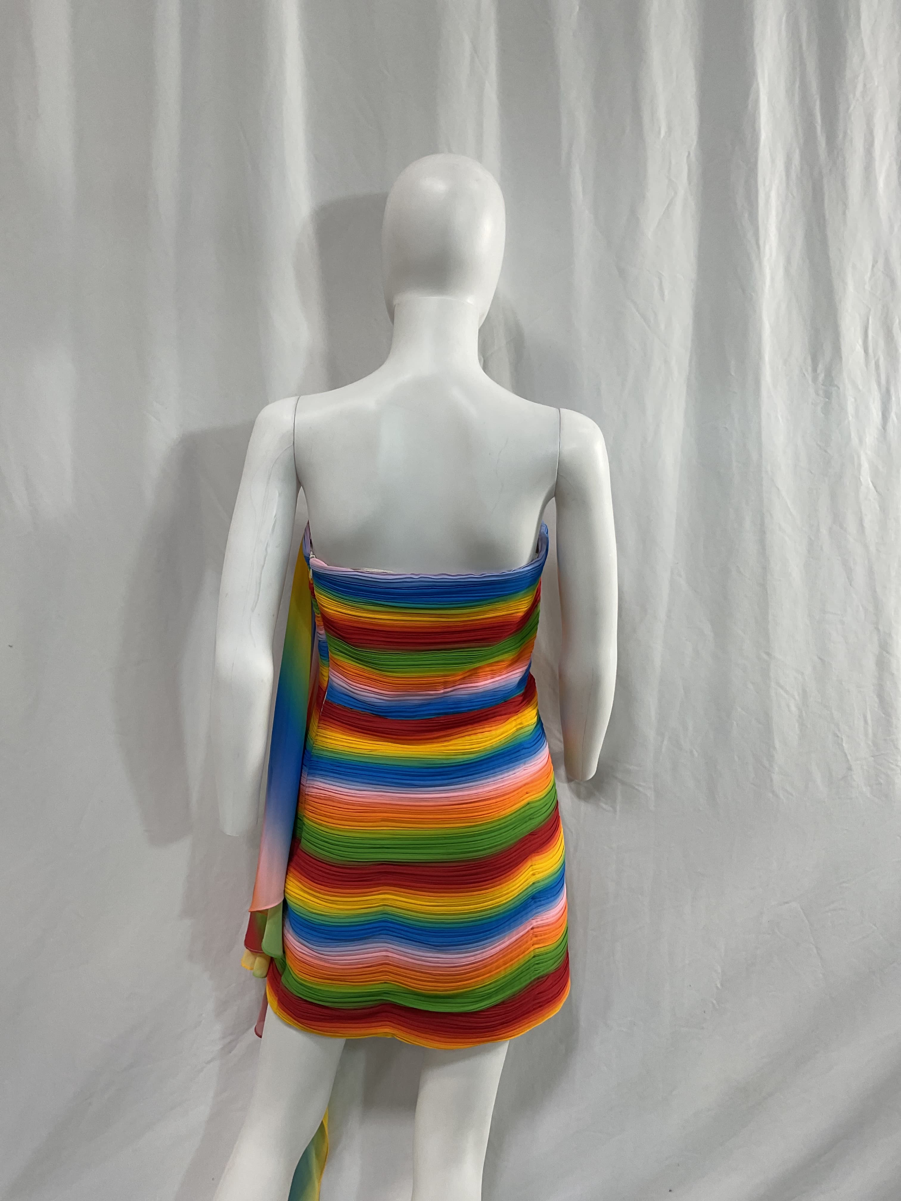 Kay Dress In Rainbow - Image 4