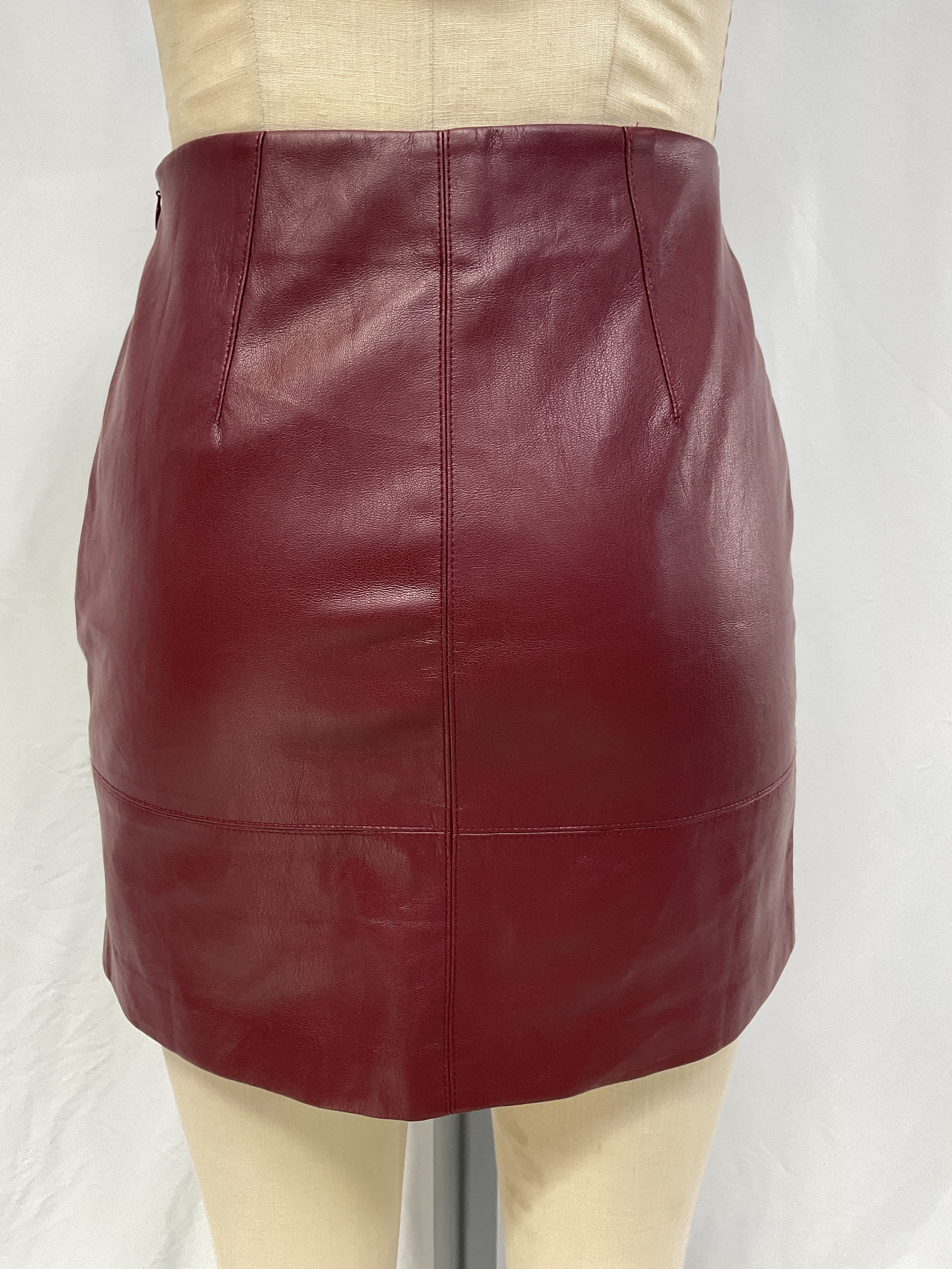 Kiara Faux Leather Mini Skirt - Image 3