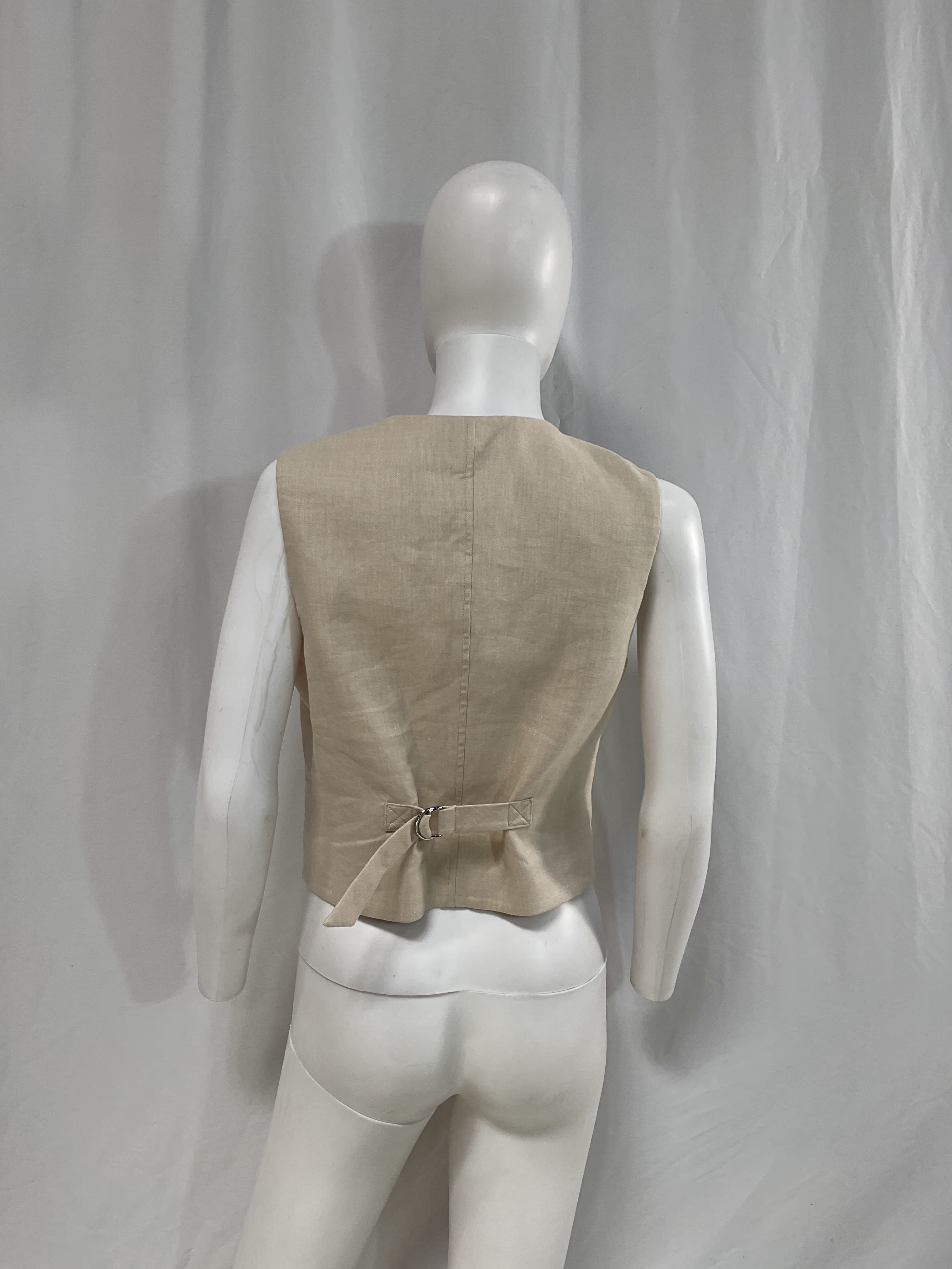 Bennett Vest In Limestone - Image 2