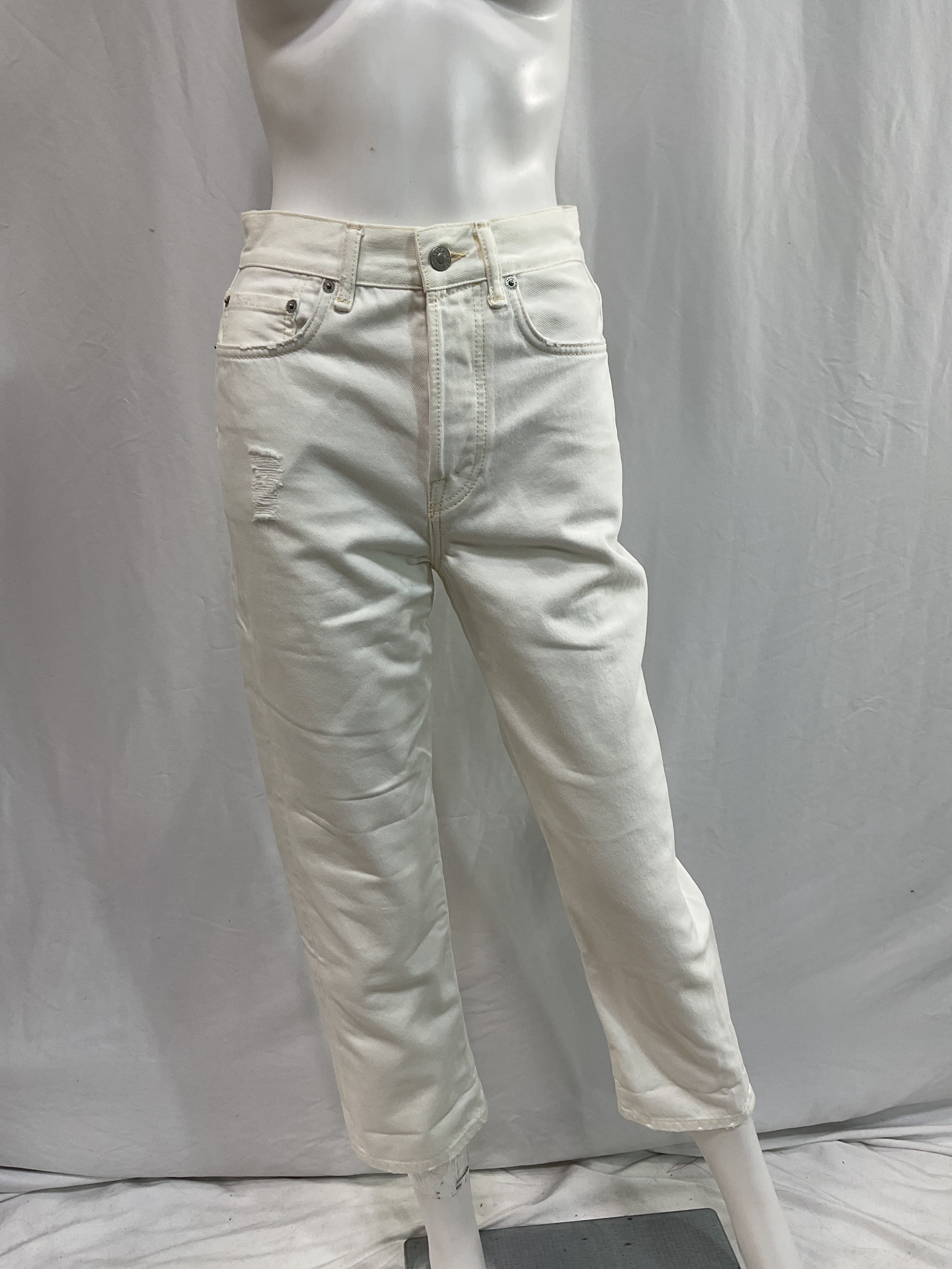 Mece Beaten White Jeans - Image 2