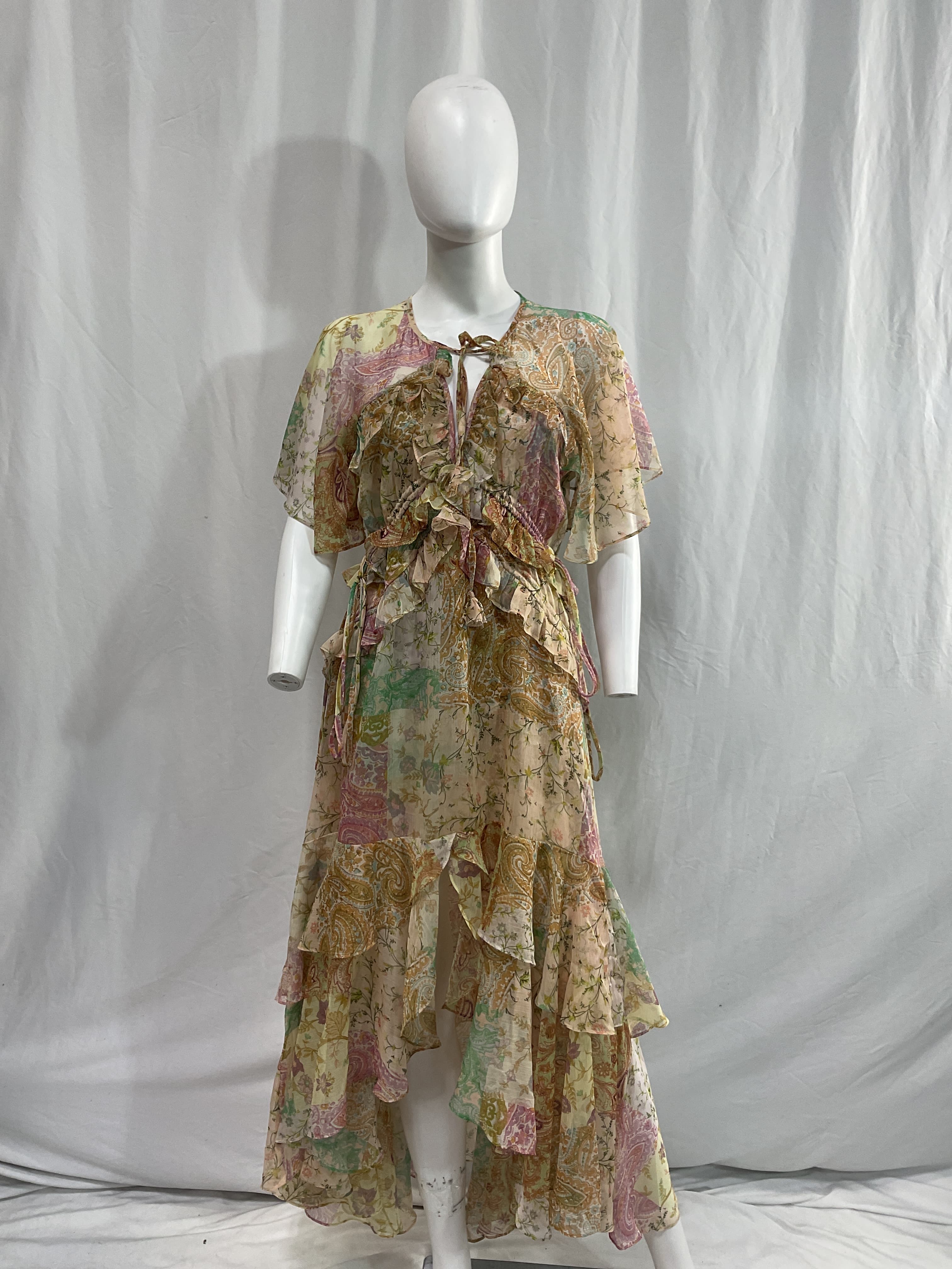 Alana Dress In Printemps Patchwork - Image 3