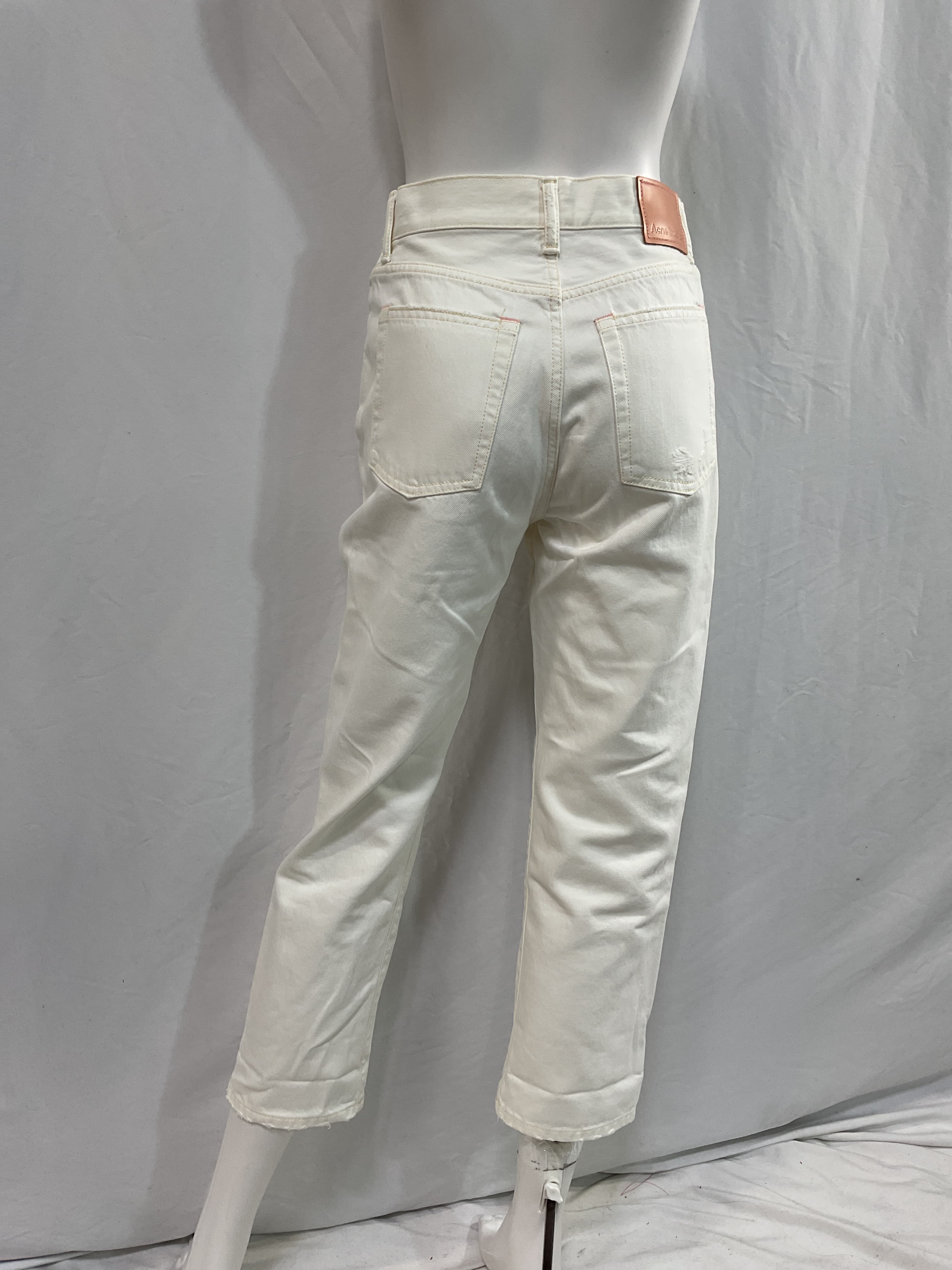 Mece Beaten White Jeans - Image 3