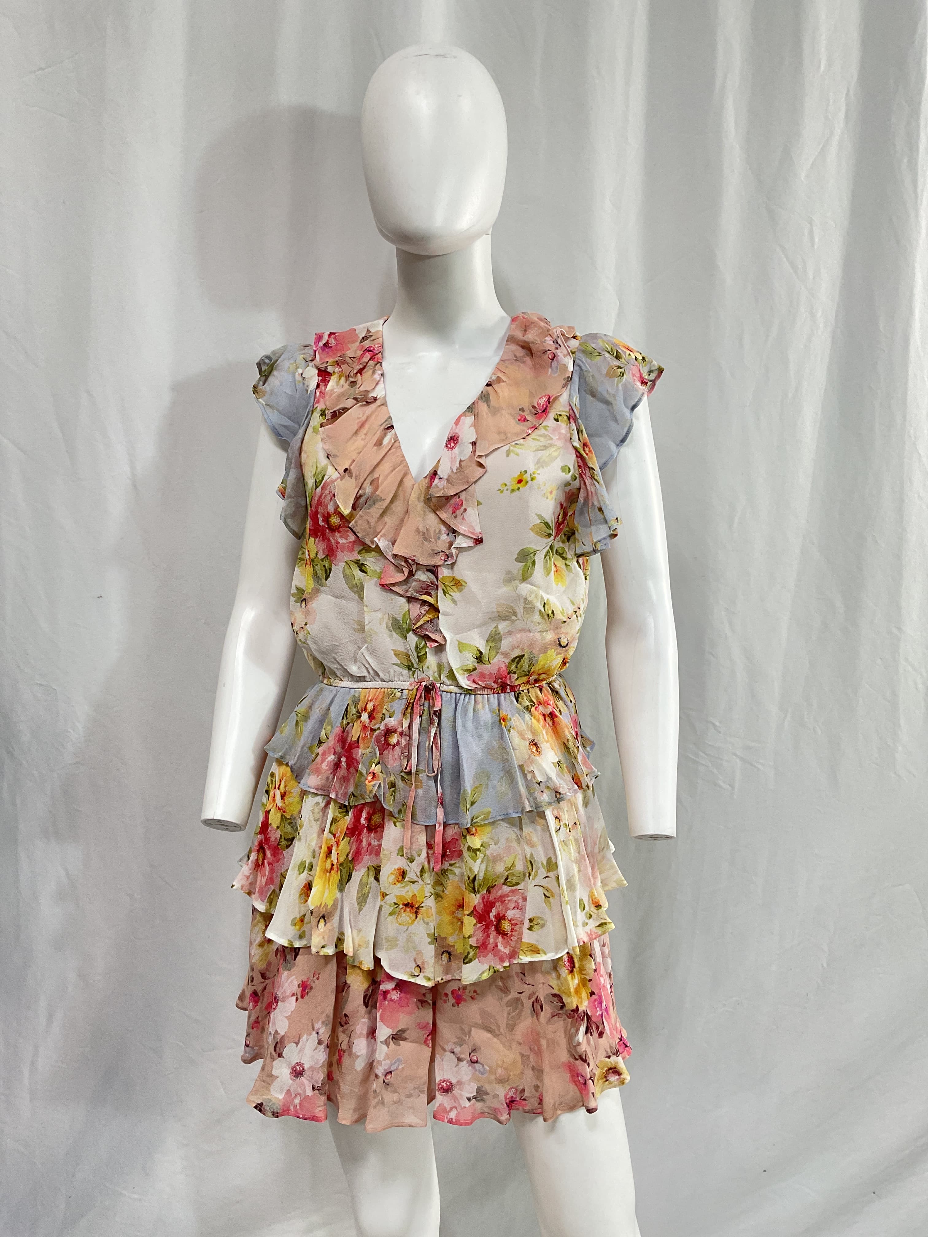 Winnie Mini Dress In Dazzling Garden - Image 3