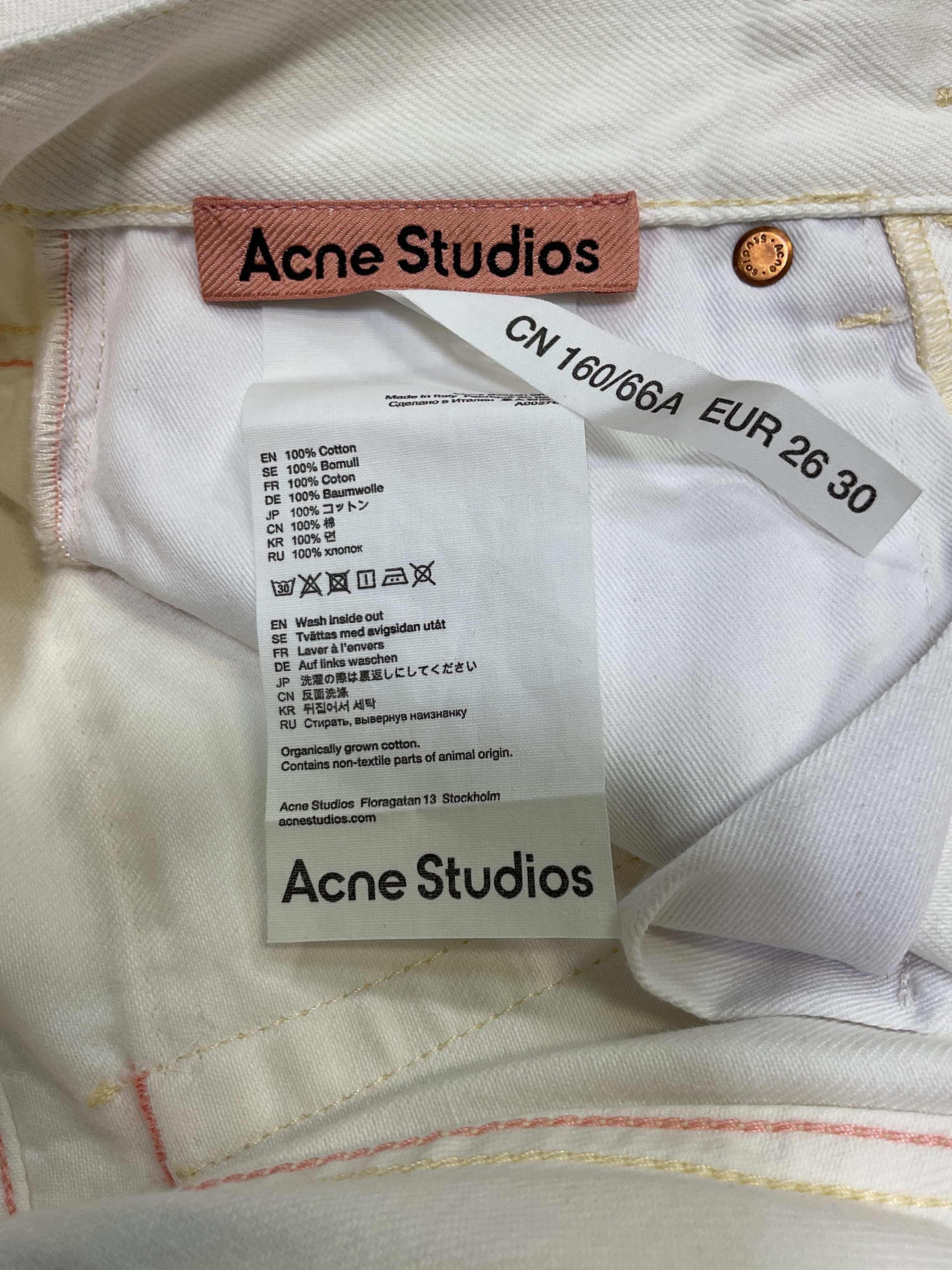 Mece Beaten White Jeans - Image 4