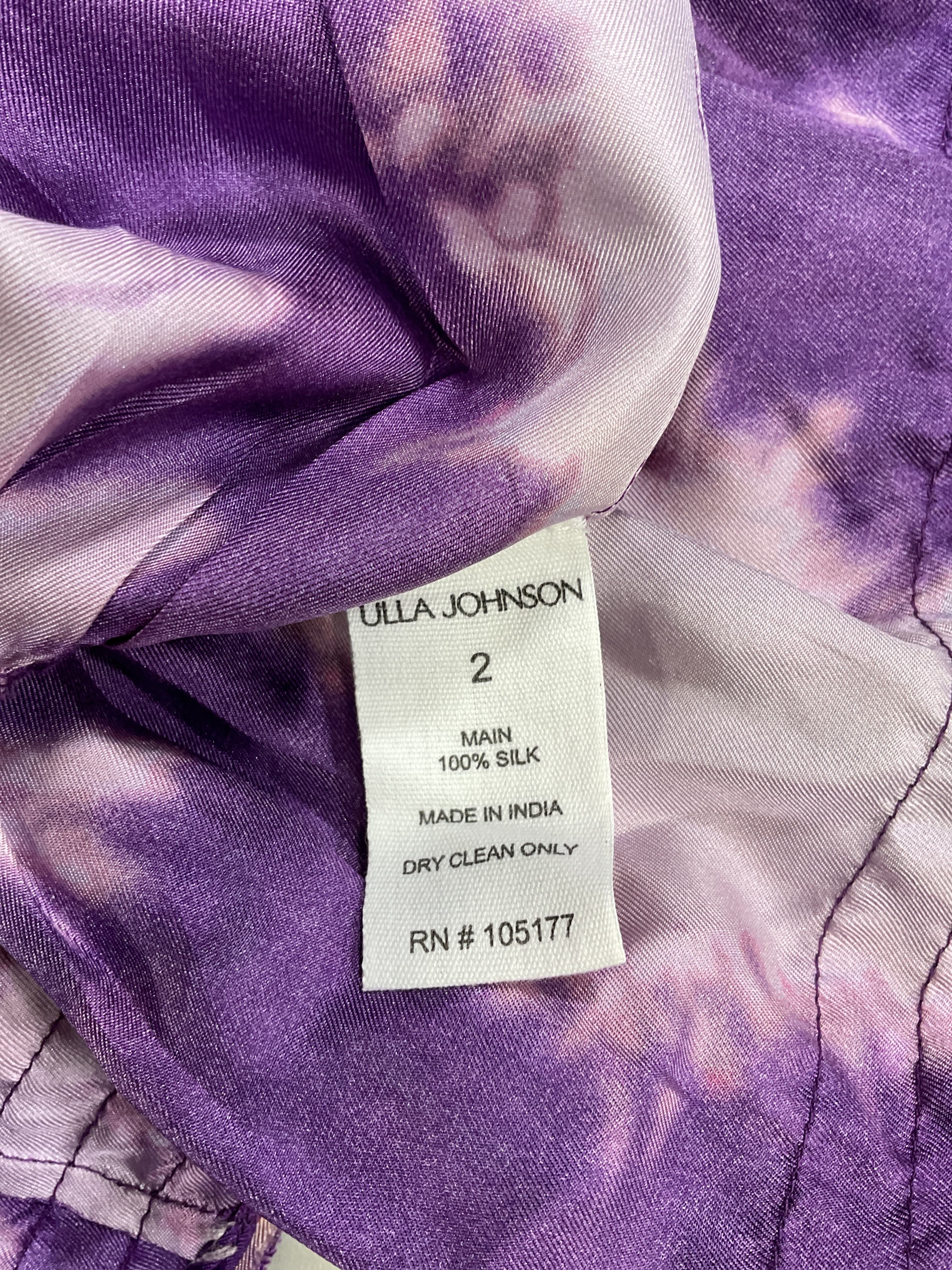 Emery Dress In Cassis Blur - Image 4