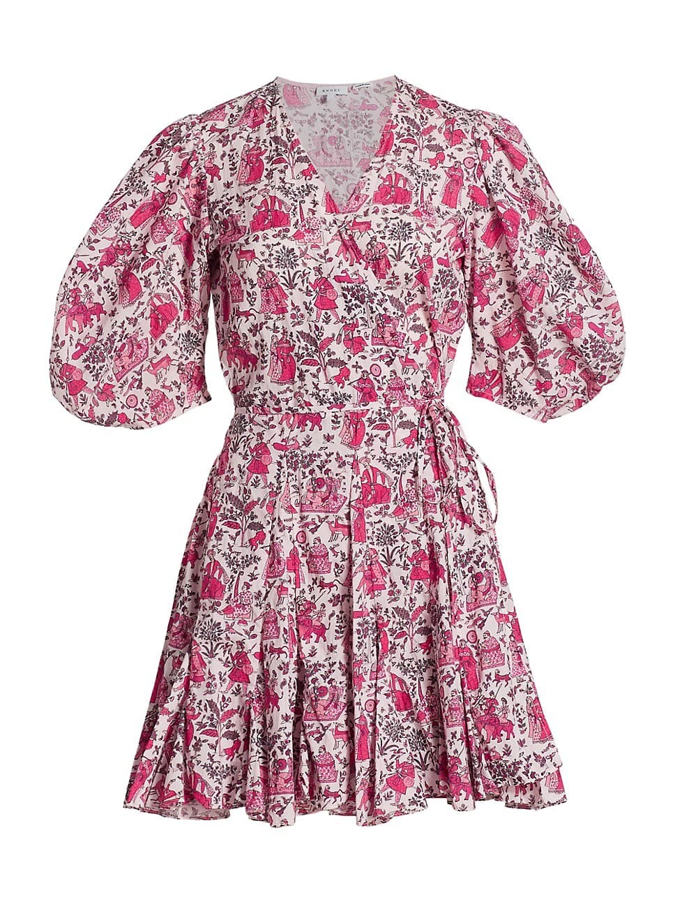 Claudine Wrap Minidress - Image 1
