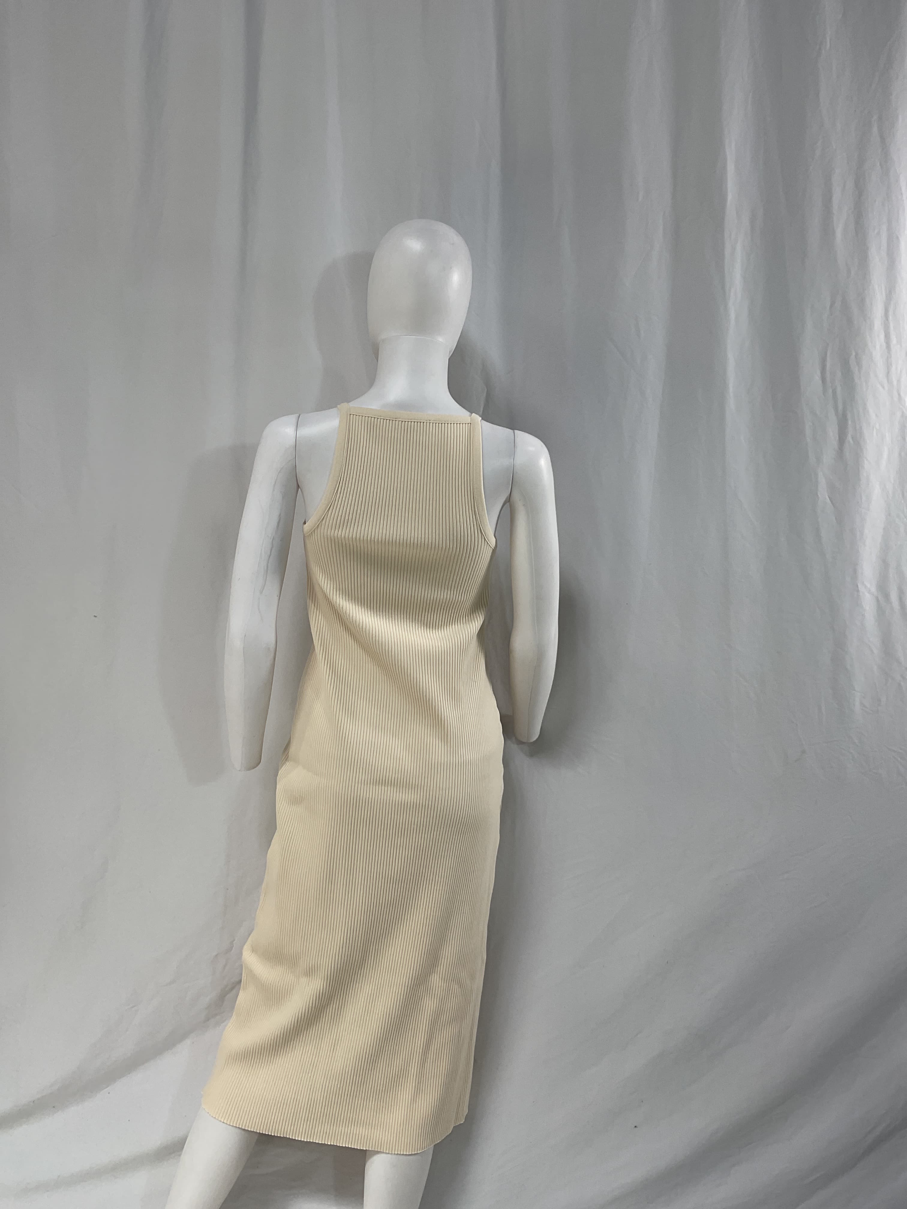 Rib High Neck Tank Dress - Image 2