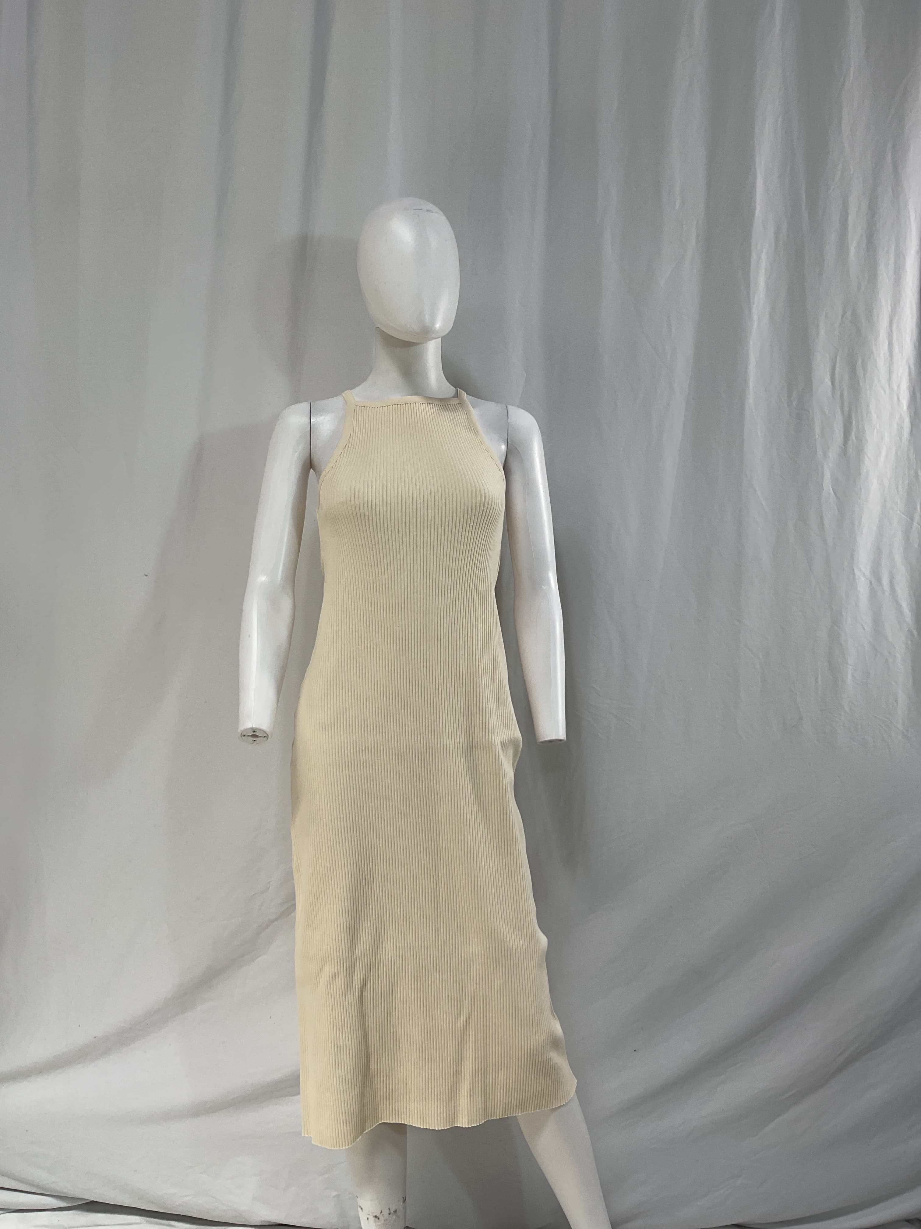 Rib High Neck Tank Dress - Image 3