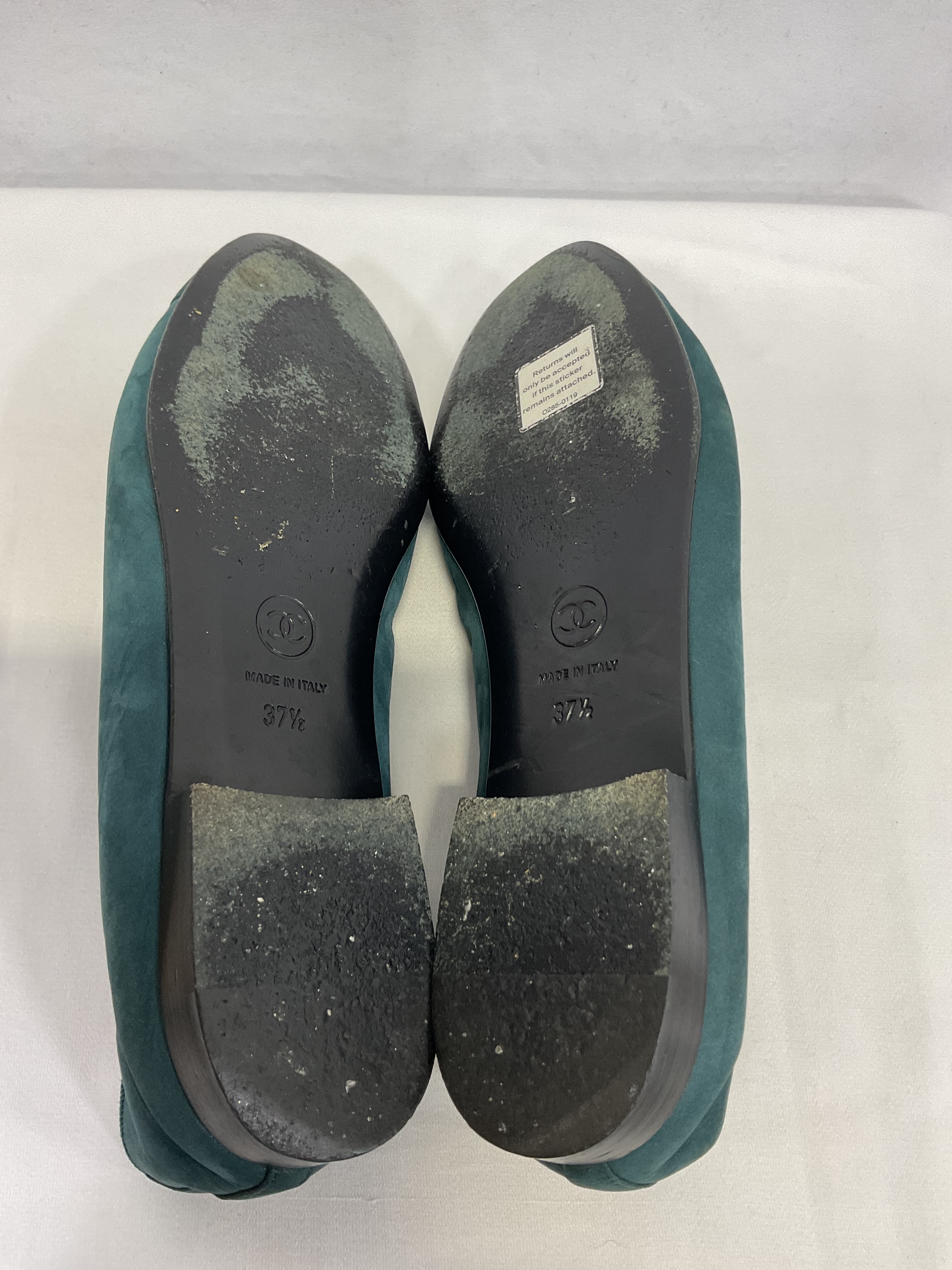 Interlocking Cc Logo Suede Flats - Image 4