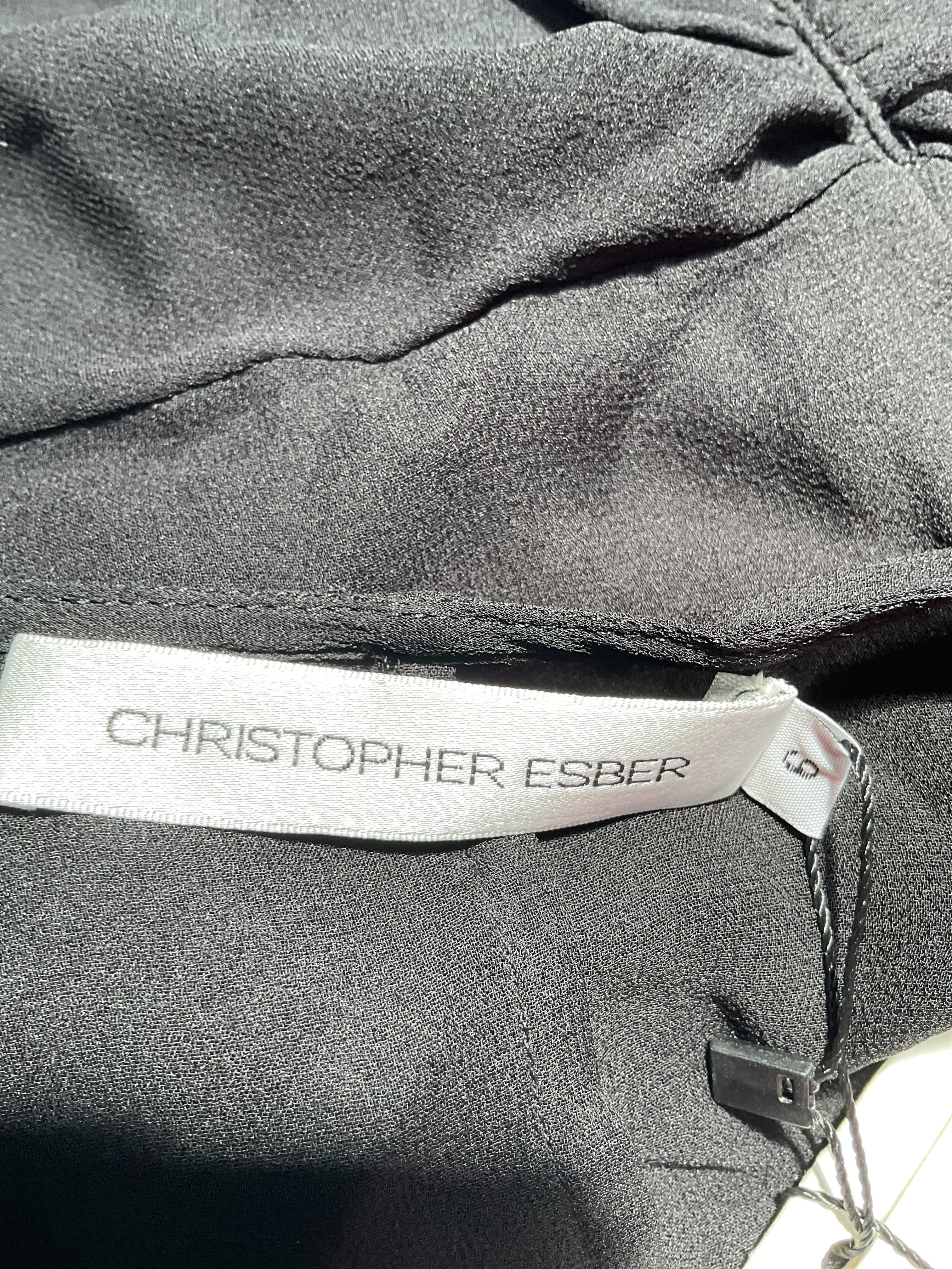 Silk Springs Twist Front Top In Black - Image 3