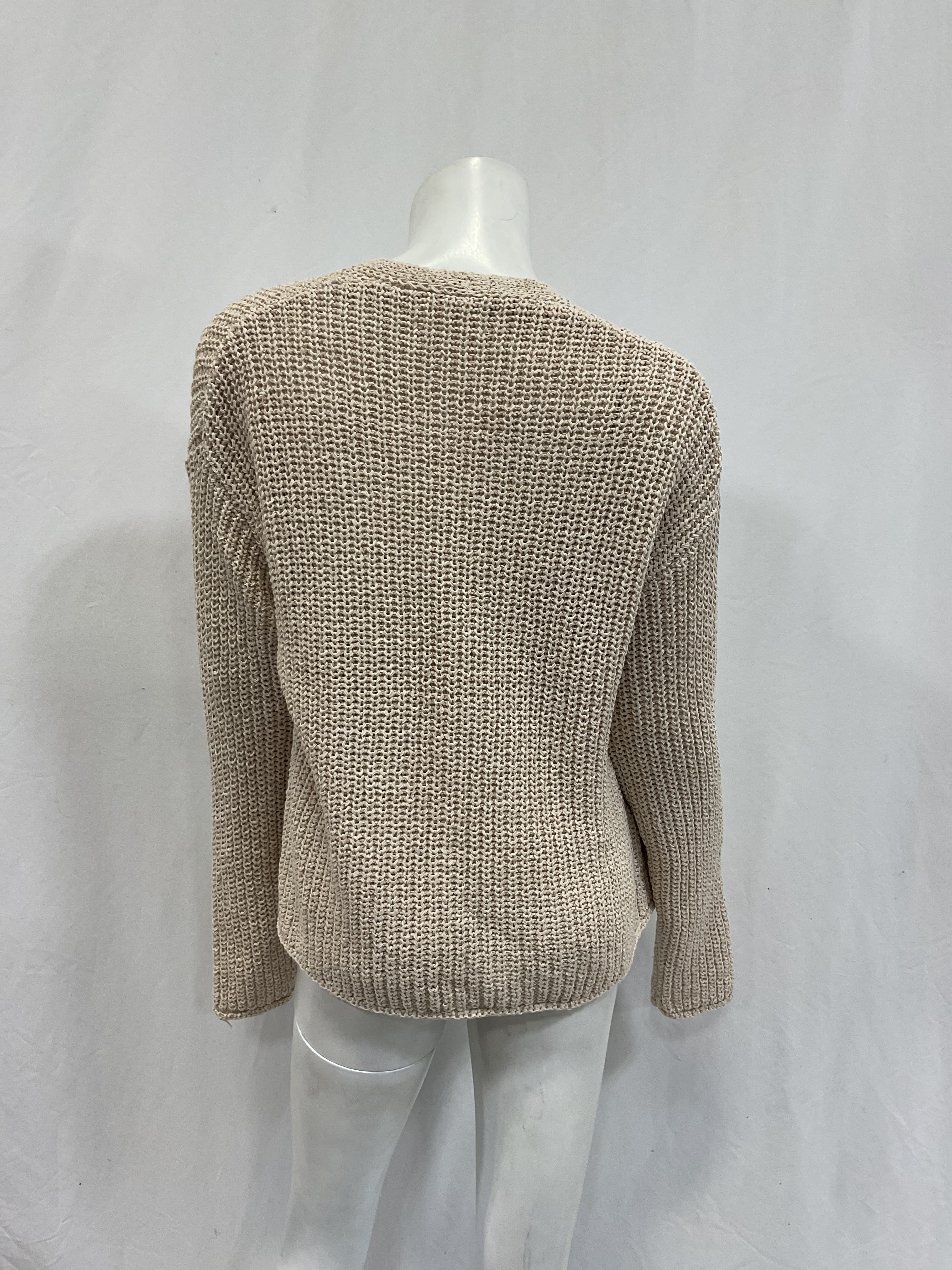 Velvet By Graham & Spencer Terrah Cardigan In Putty - Image 4