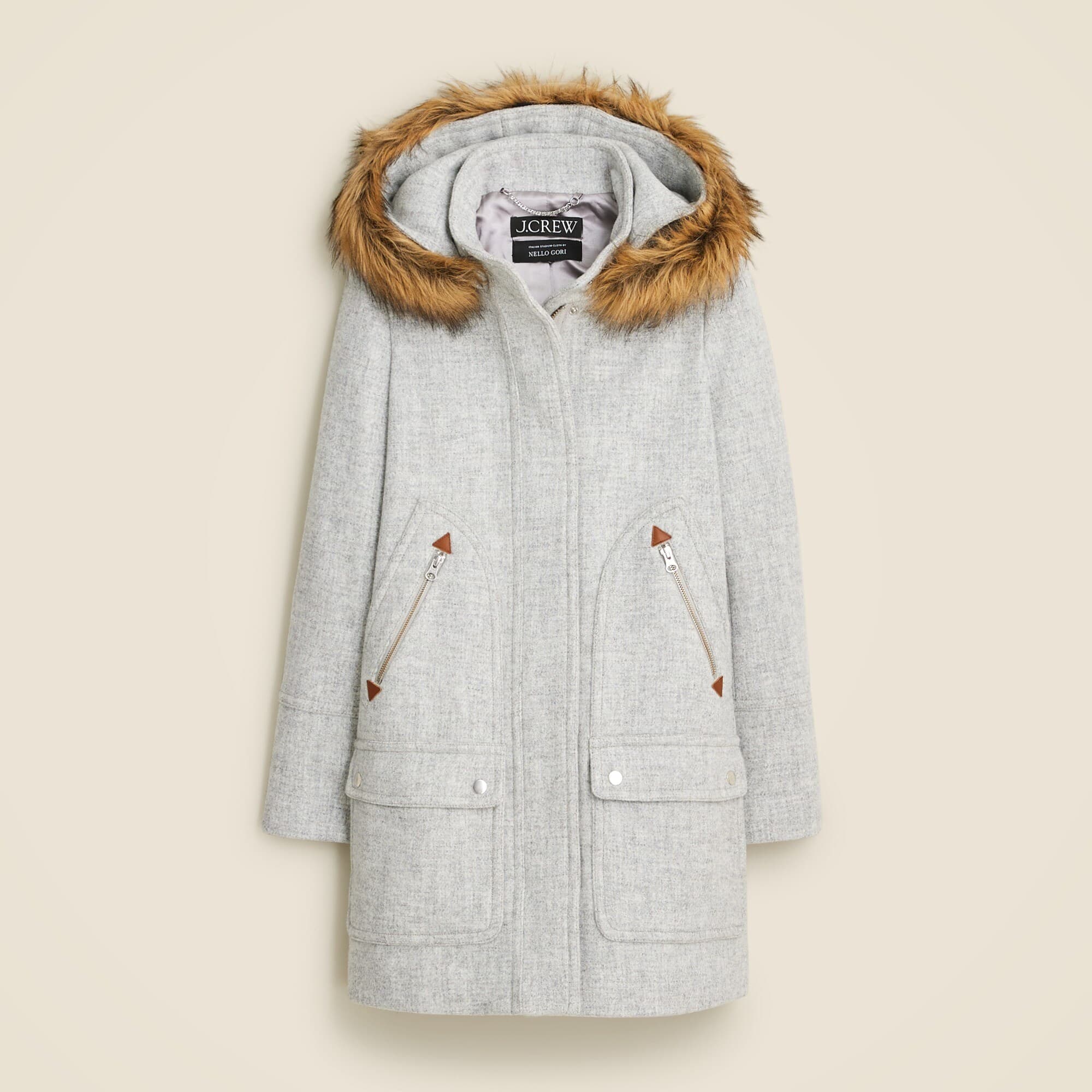 Petite New Chateau Parka In Italian Stadium-Cloth Wool - Image 1