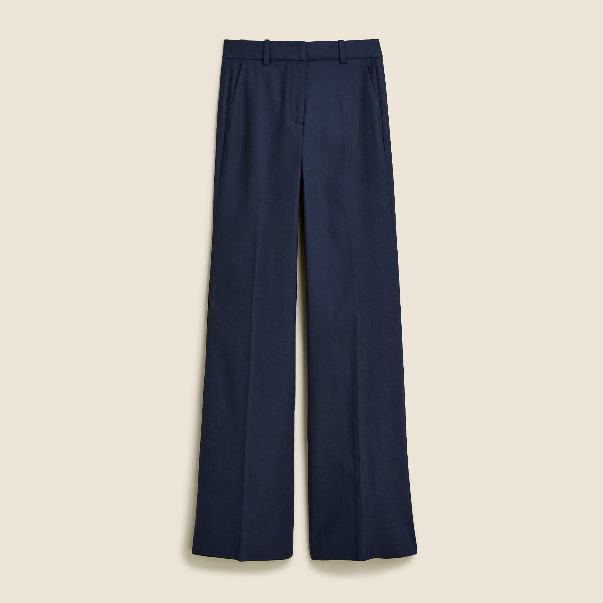 Carolina Flare Pant In Stretch Linen Blend - Image 1