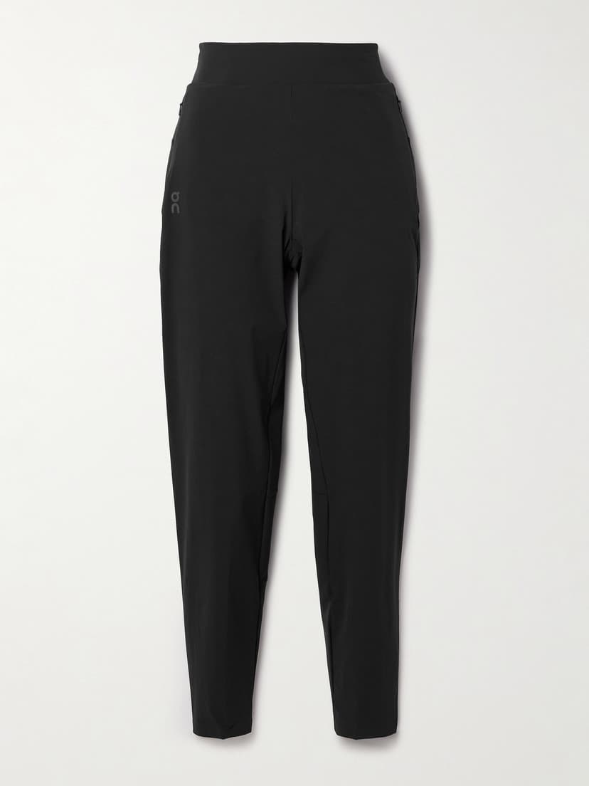 Stretch Recycled-Shell Tapered Track Pants - Image 1