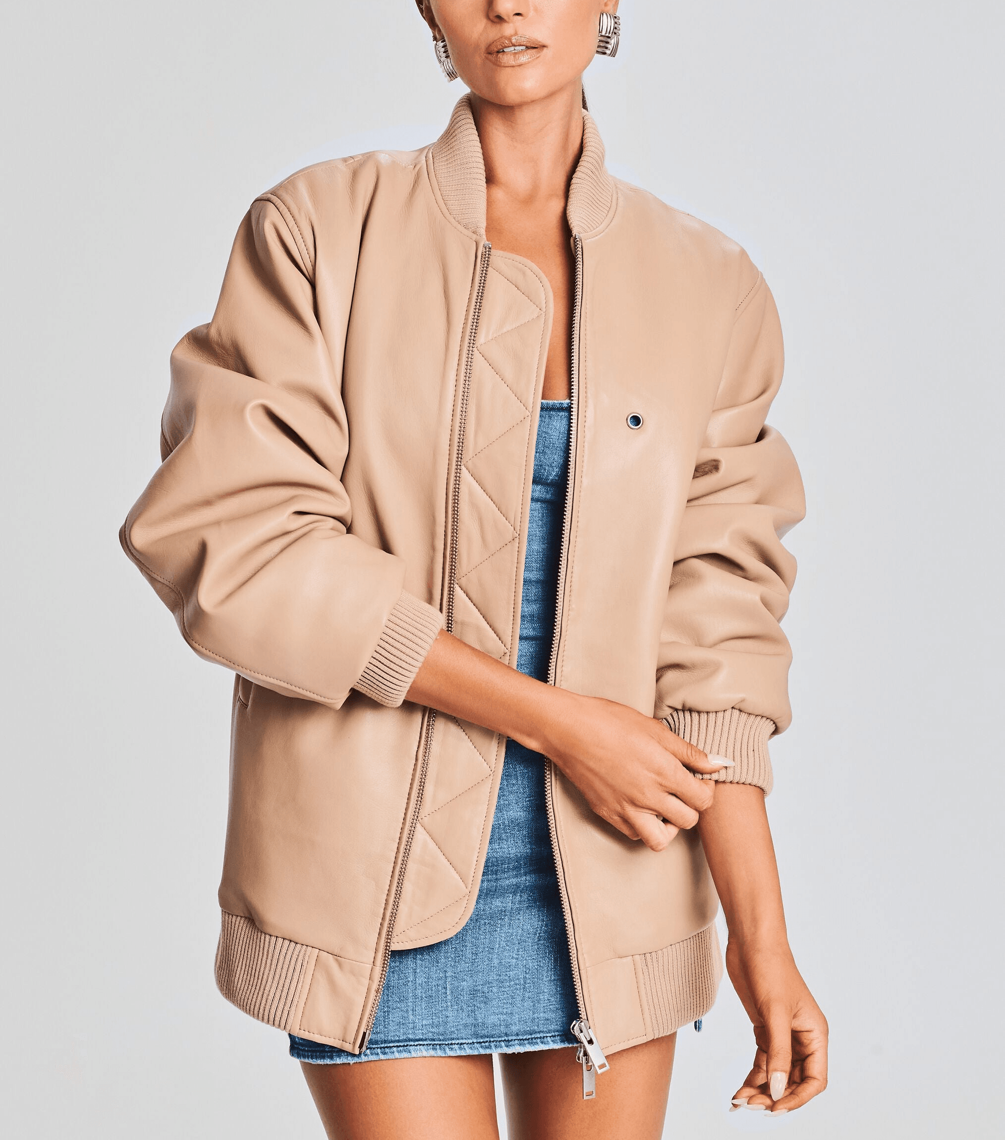 Halle Leather Jacket - Image 1