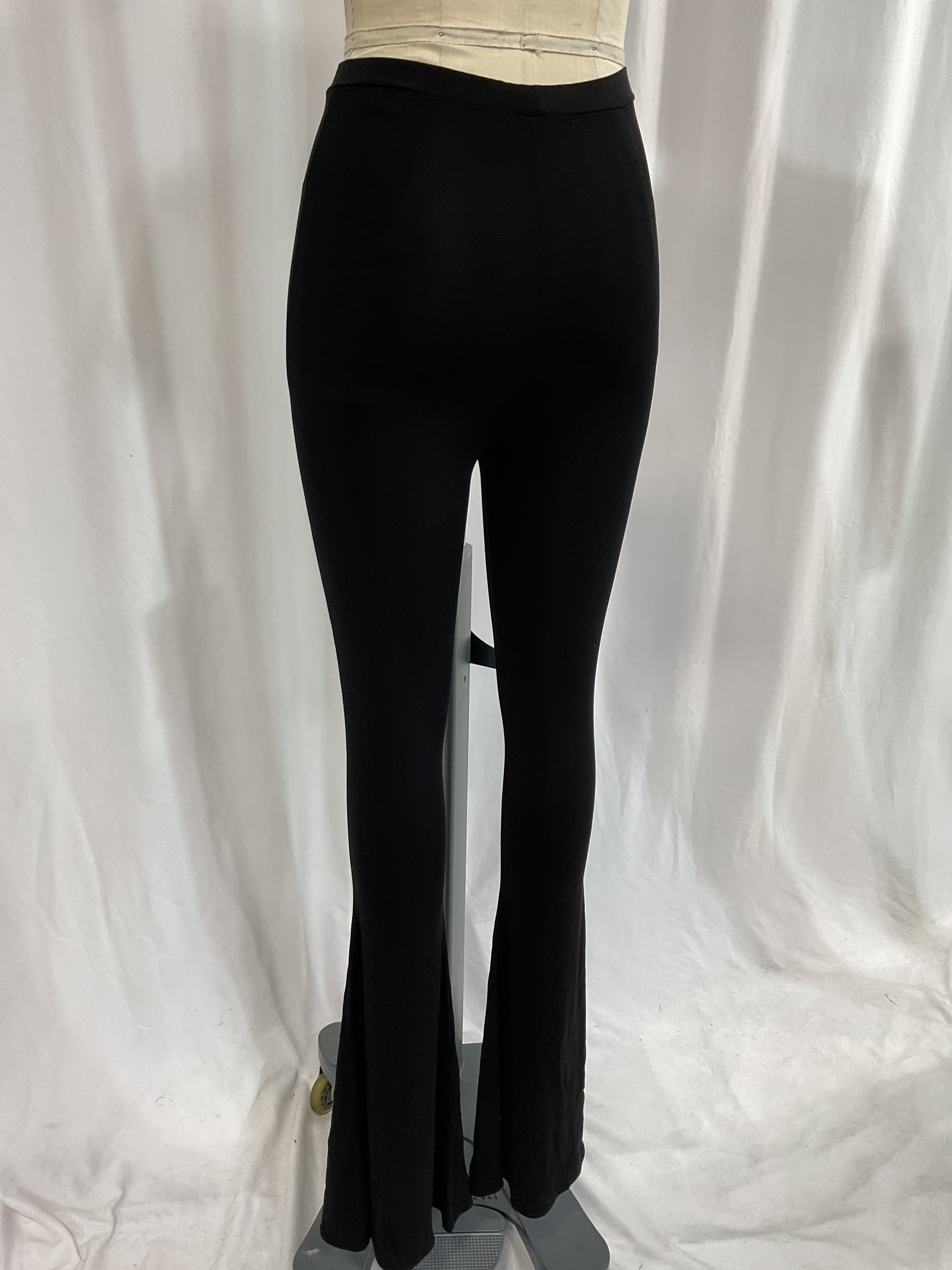 High-Rise Jersey Flared Pants - Image 2