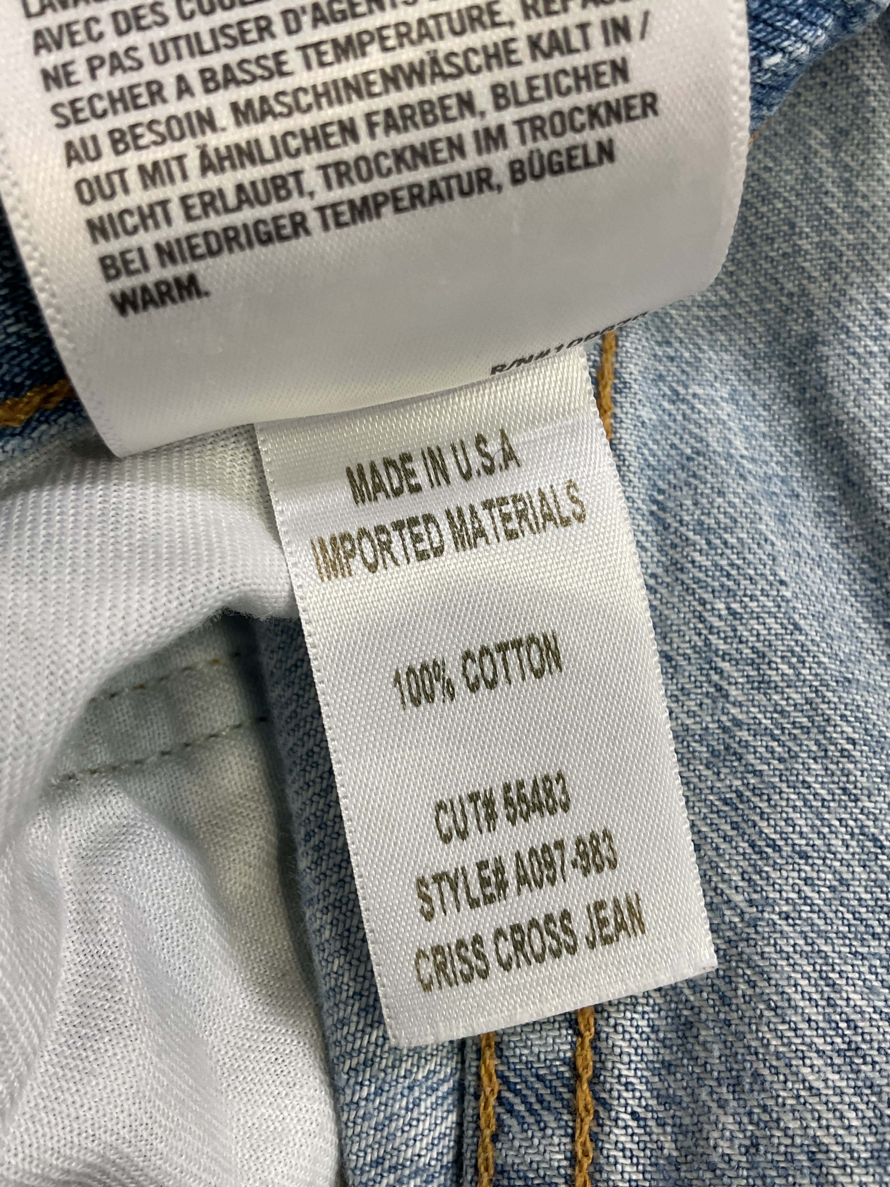 Criss Cross Upsized Jean - Image 2