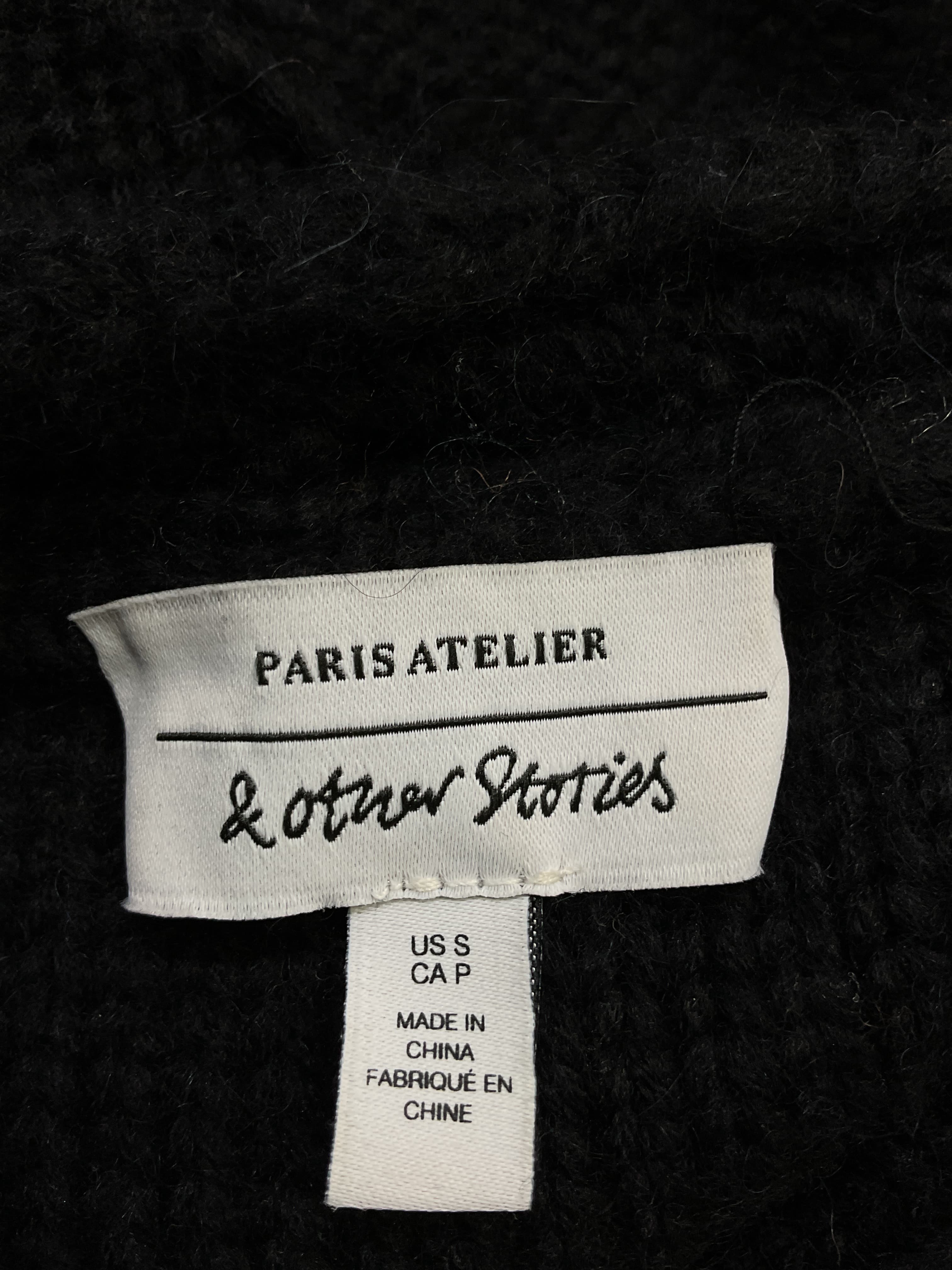 Bobble & Cable Knit Short Sleeve Sweater - Image 3