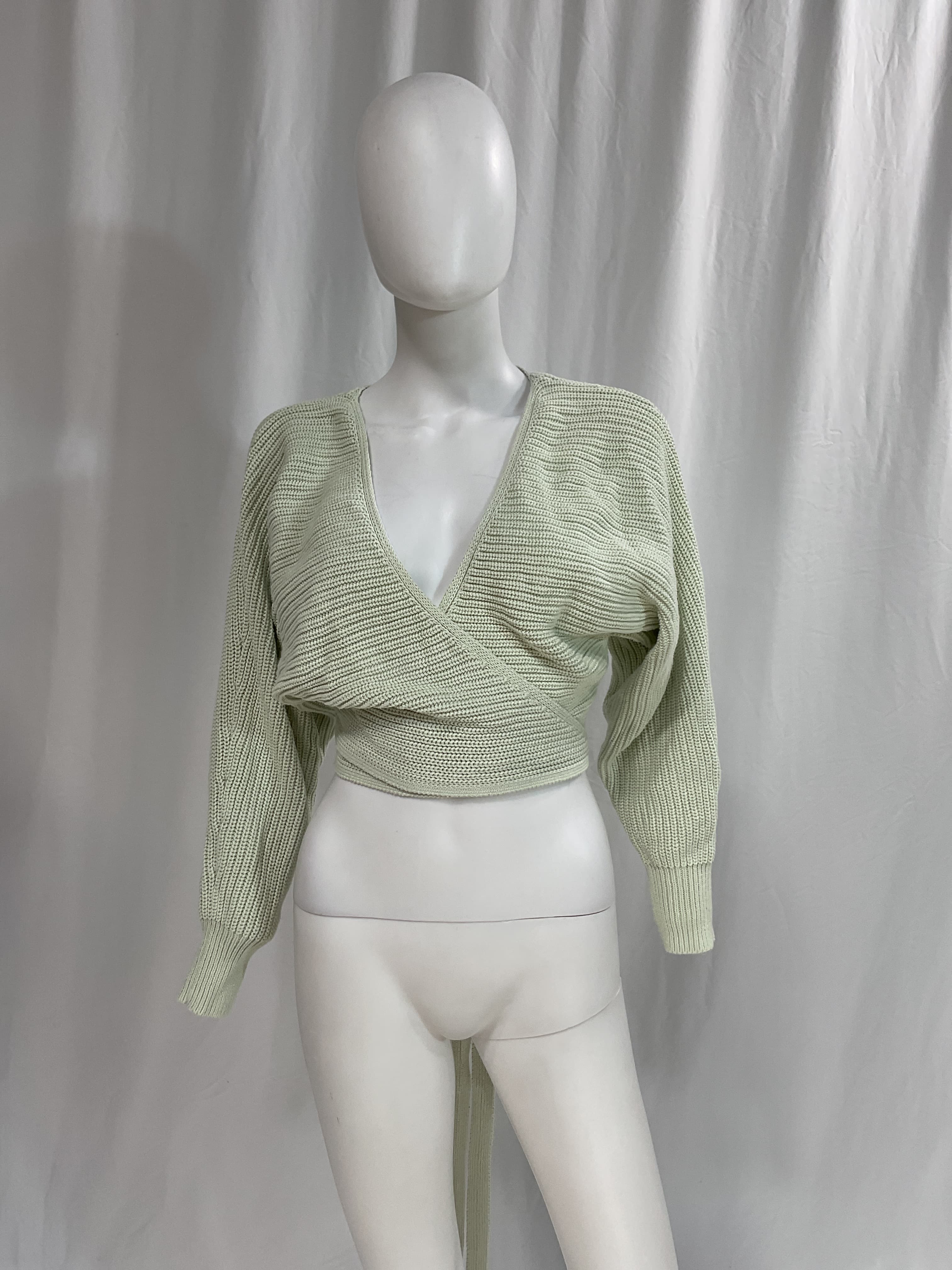 Wrap Sweater Top - Image 3