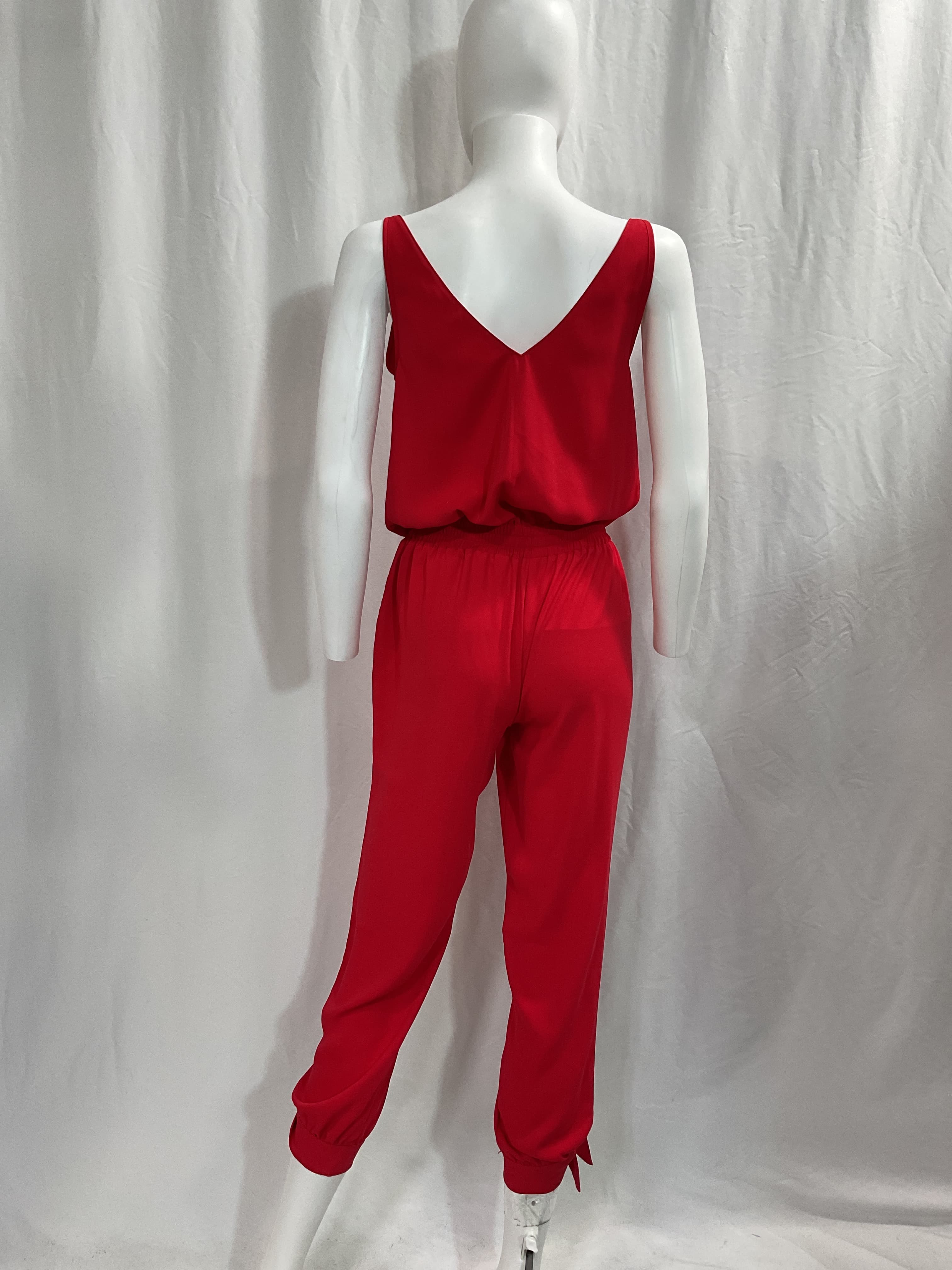 Seville Jumpsuit In Lipstick - Image 4