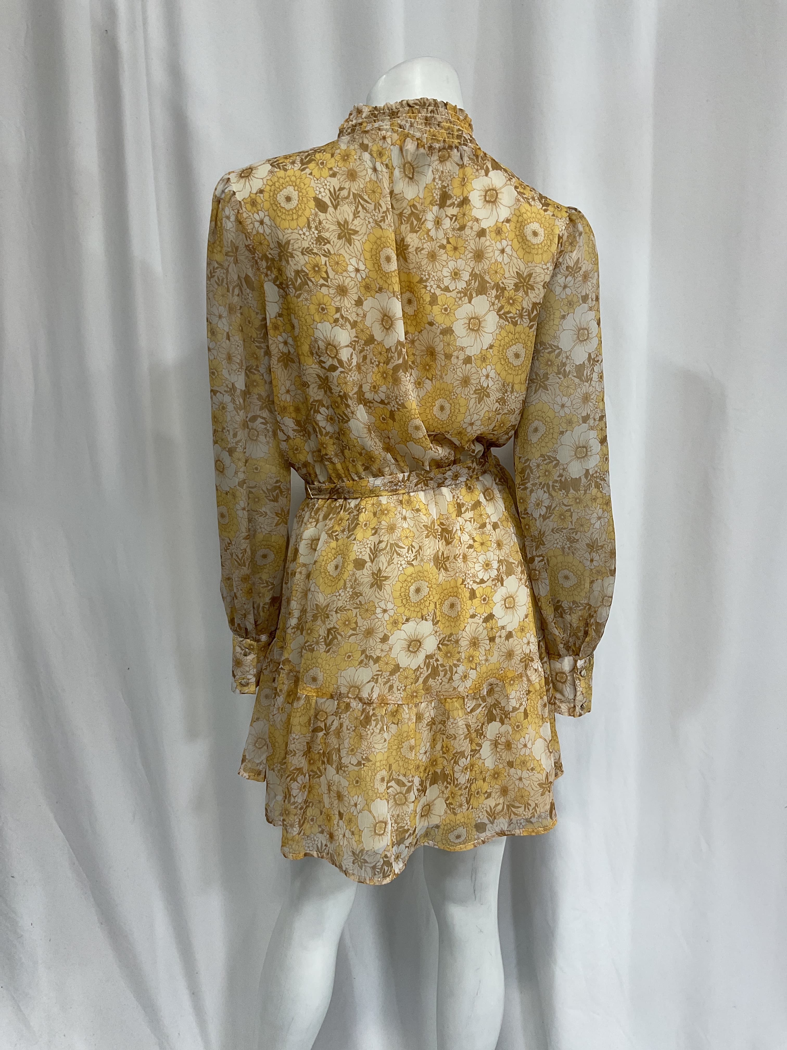 Dacey Smocked Ruffle Minidress - Image 2