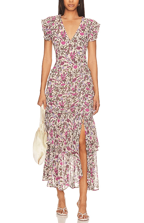 Bryce Midi Dress In Kaia Print - Image 1