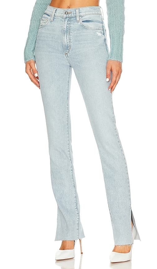 Valentina Super High Rise Tower Jean In Malibu Clean - Image 1