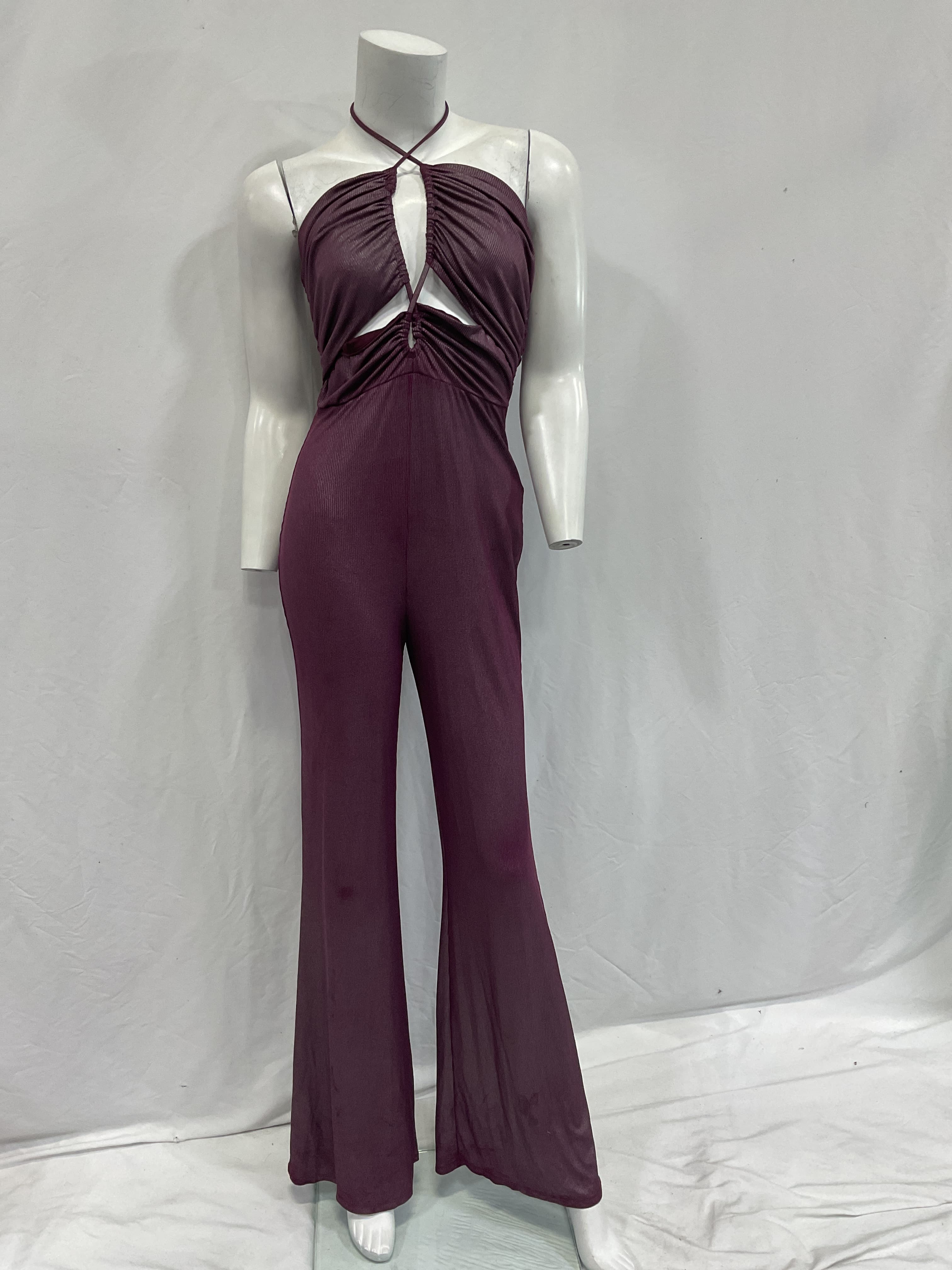 House Of Harlow 1960 X Revolve Lorenza Jumpsuit In Burgundy - Image 2