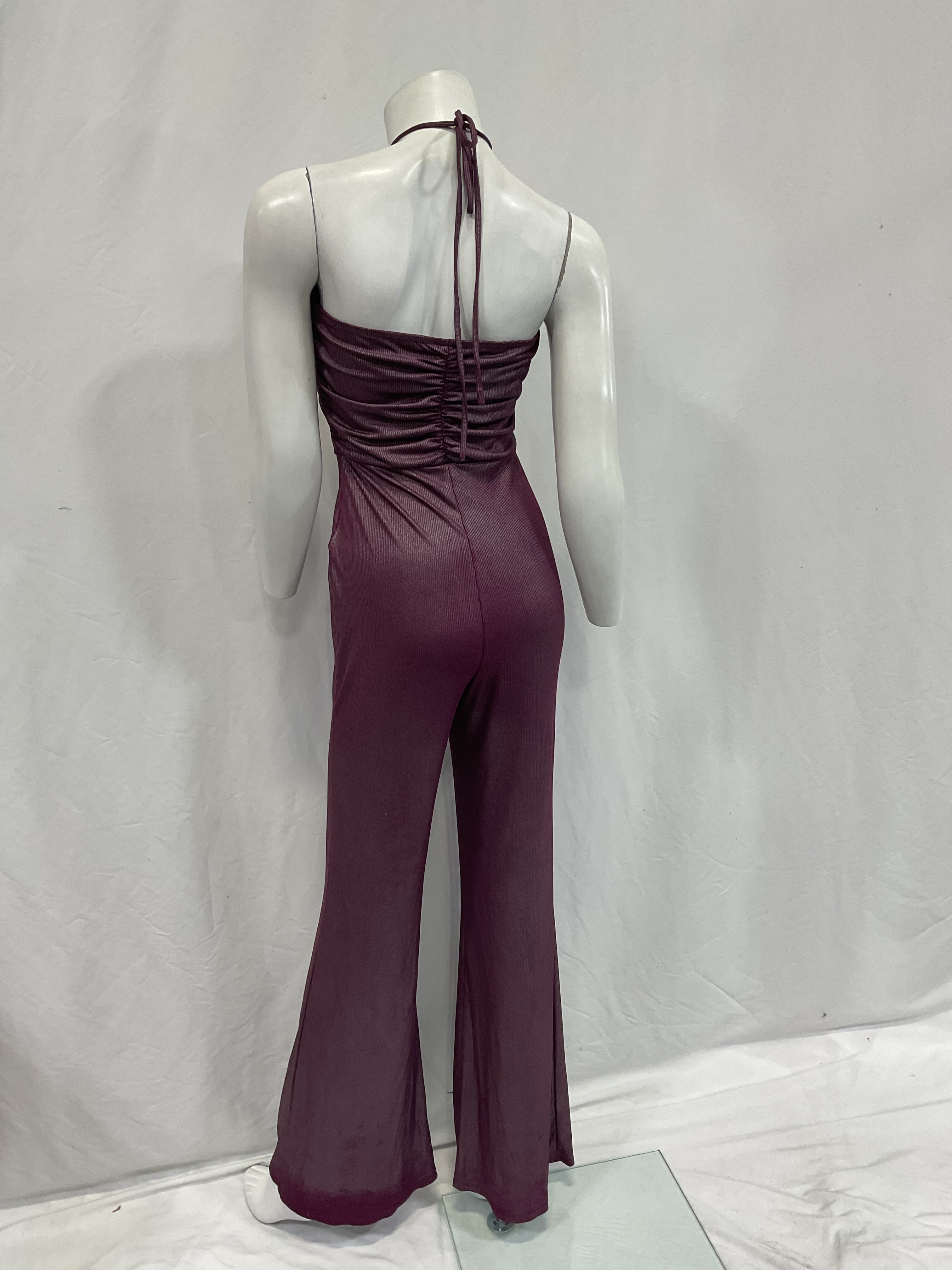 House Of Harlow 1960 X Revolve Lorenza Jumpsuit In Burgundy - Image 3