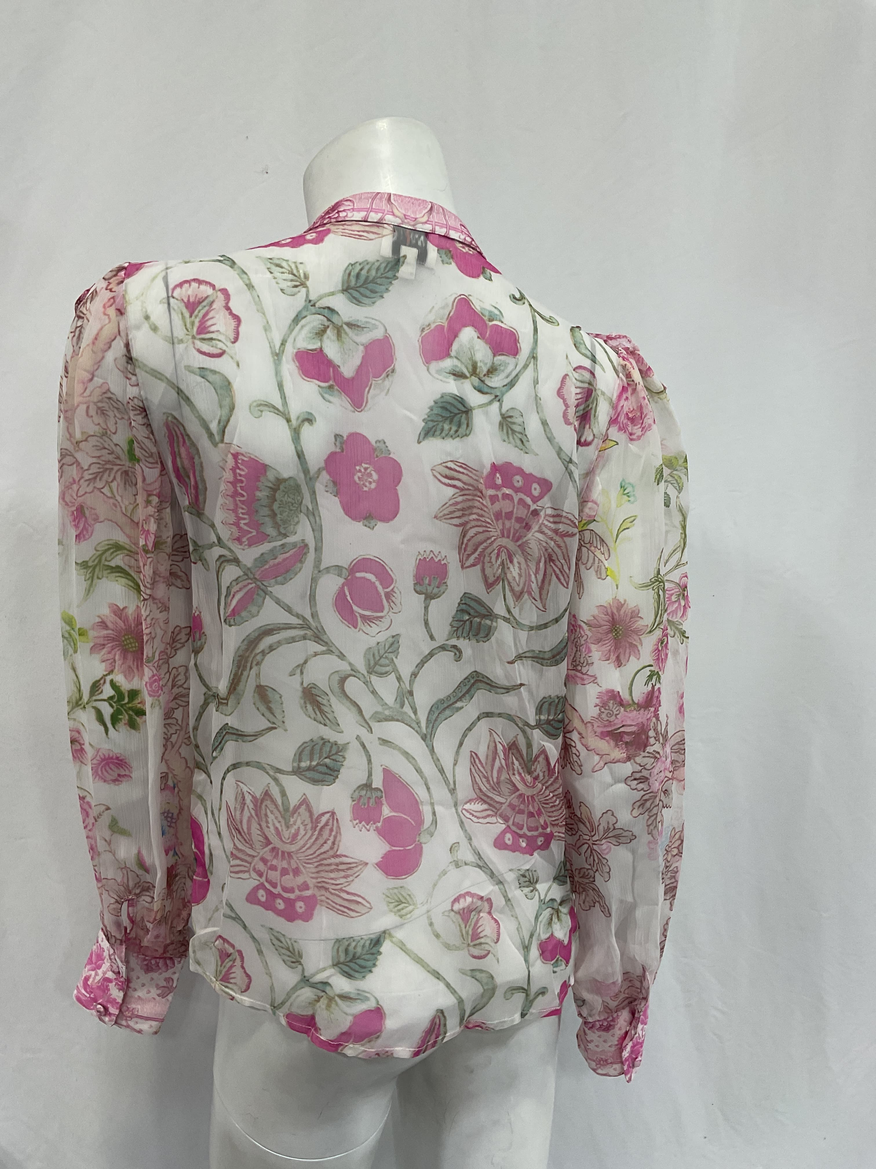 Tara Frilly Shirt In White - Image 2