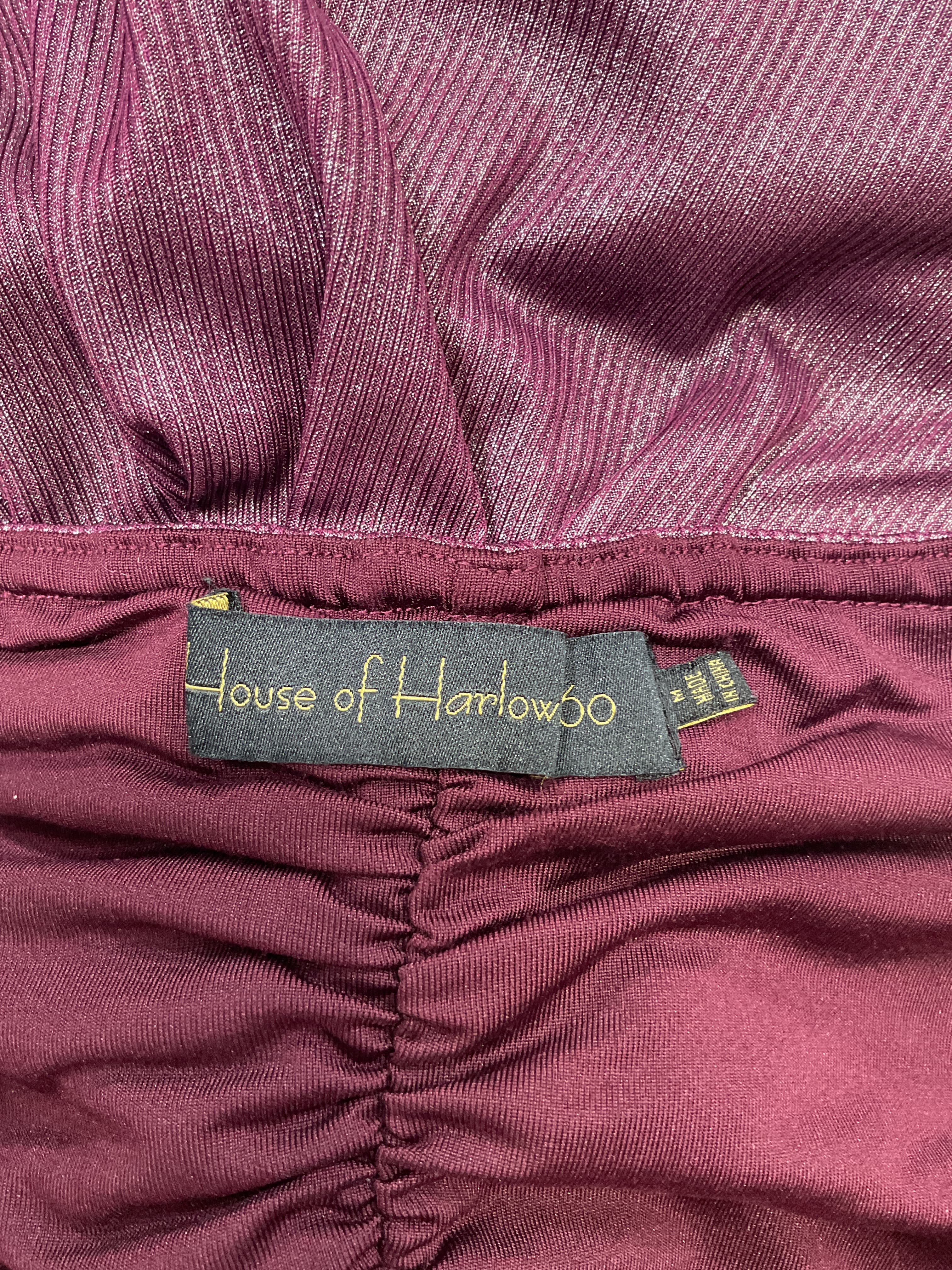 House Of Harlow 1960 X Revolve Lorenza Jumpsuit In Burgundy - Image 4