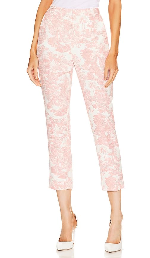 Ludivine Trouser In Rose Tan Multi - Image 1