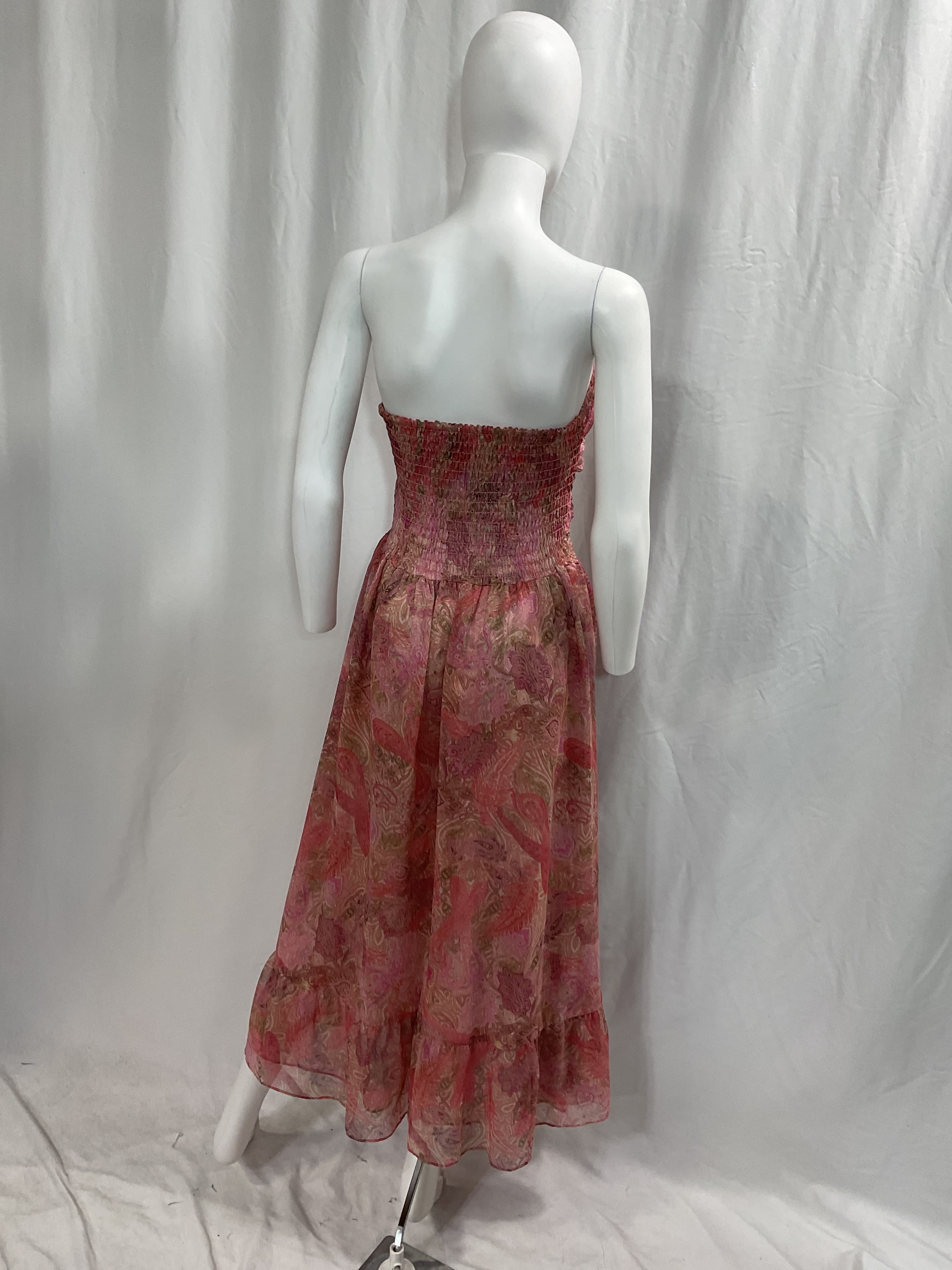 Arianne Dress In Muted Paisley - Image 2