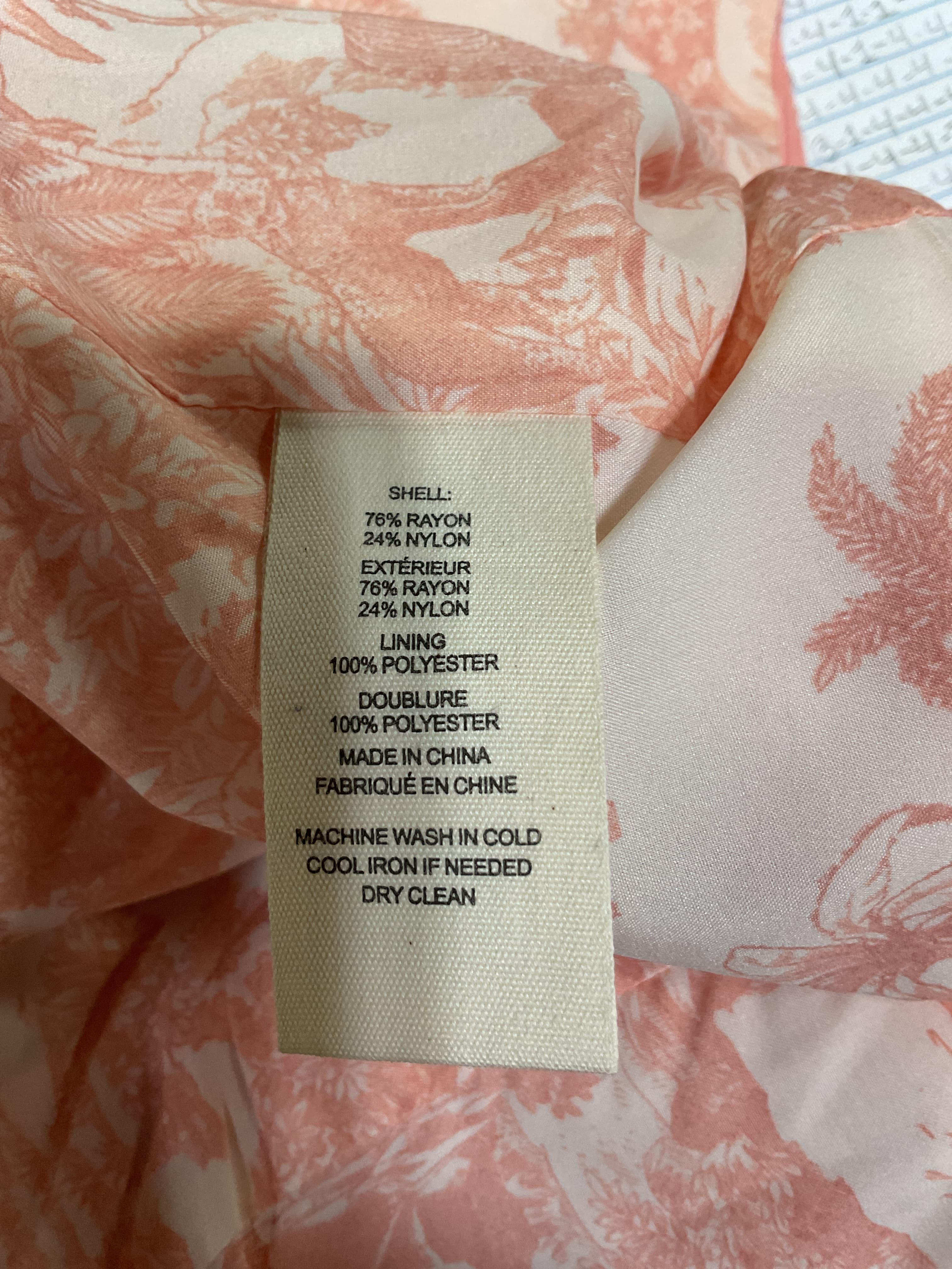 Kenzie Double Breasted Blazer In Rose Tan & Tropical - Image 3
