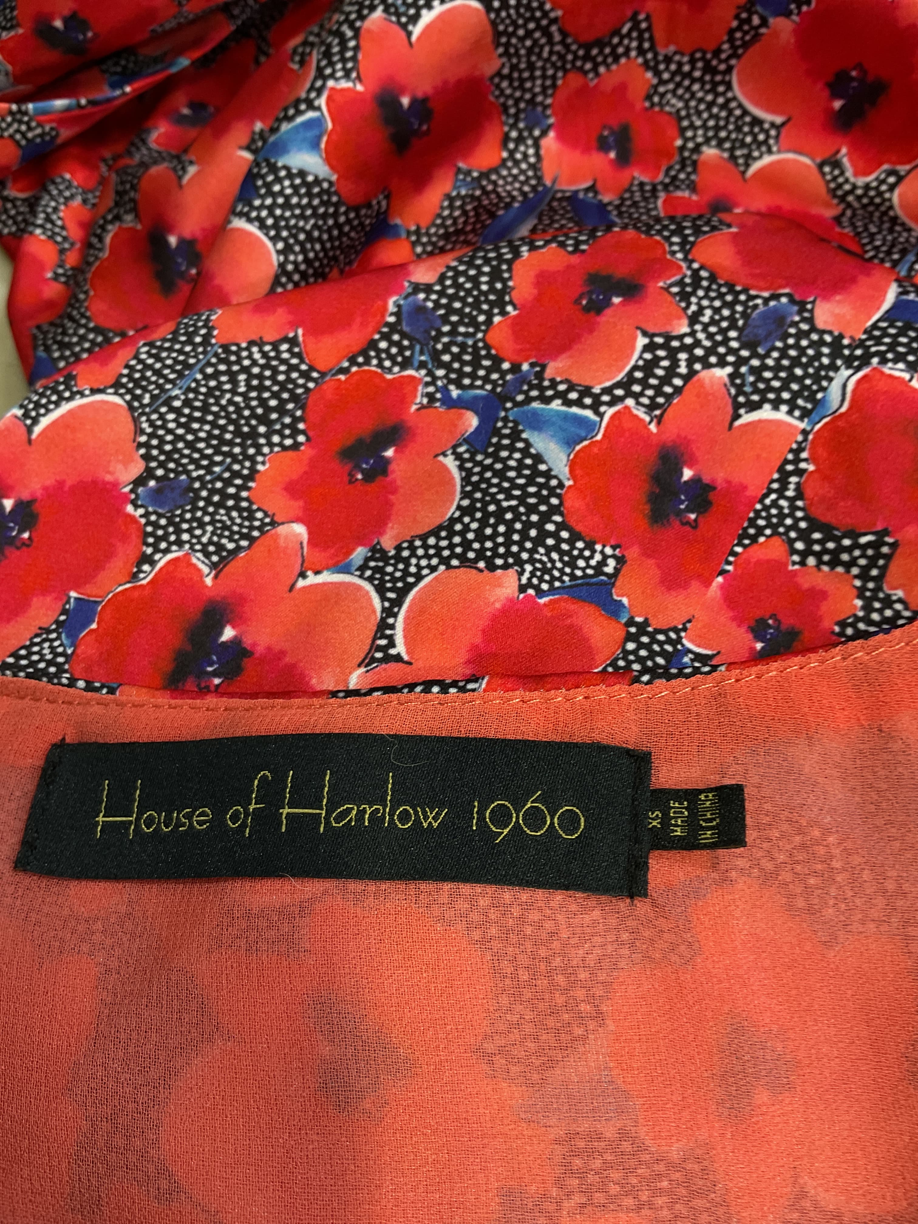 House Of Harlow 1960 X Revolve Aja Mini Dress In Red Poppy Floral - Image 2