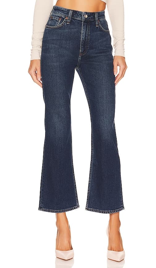 Casey High Rise Ankle Flare In Chelsea - Image 1