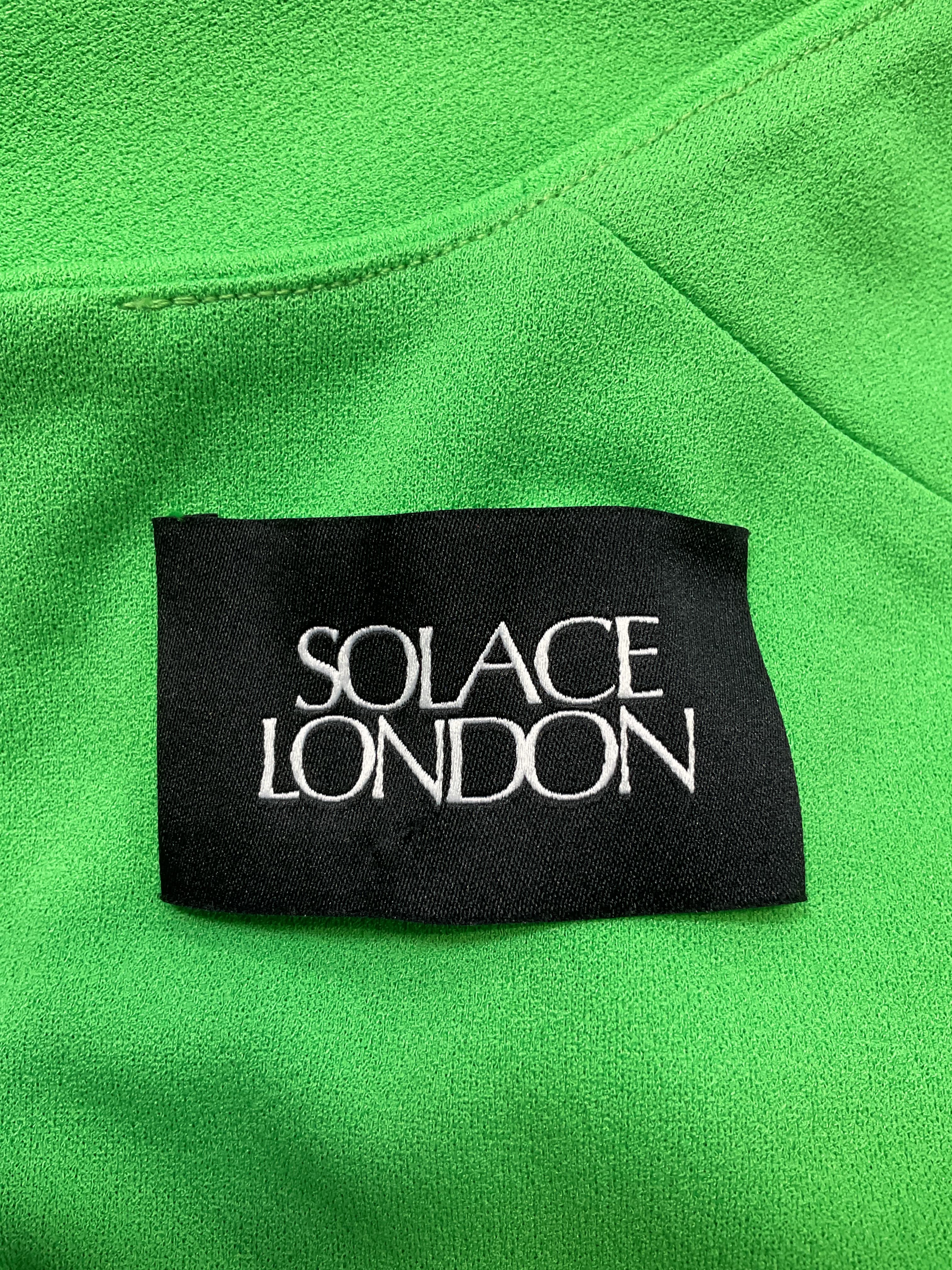 Cora Mini Dress In Bright Green - Image 4