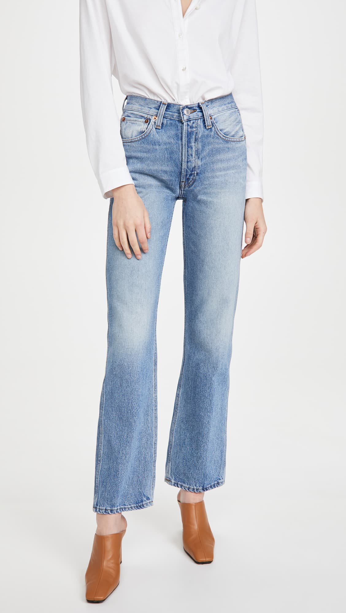 90s High Rise Loose Jeans - Image 1